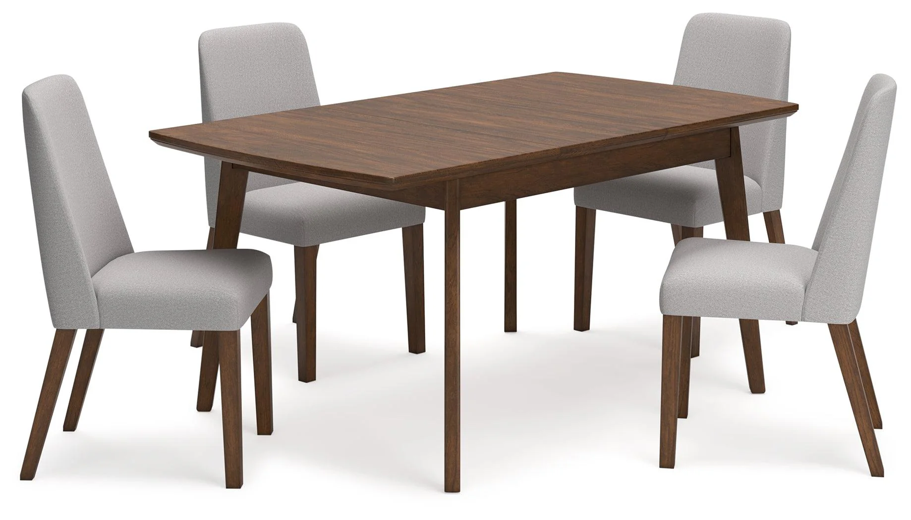 Lyncott Gray/Brown Dining Table and 4 Chairs - Image 18