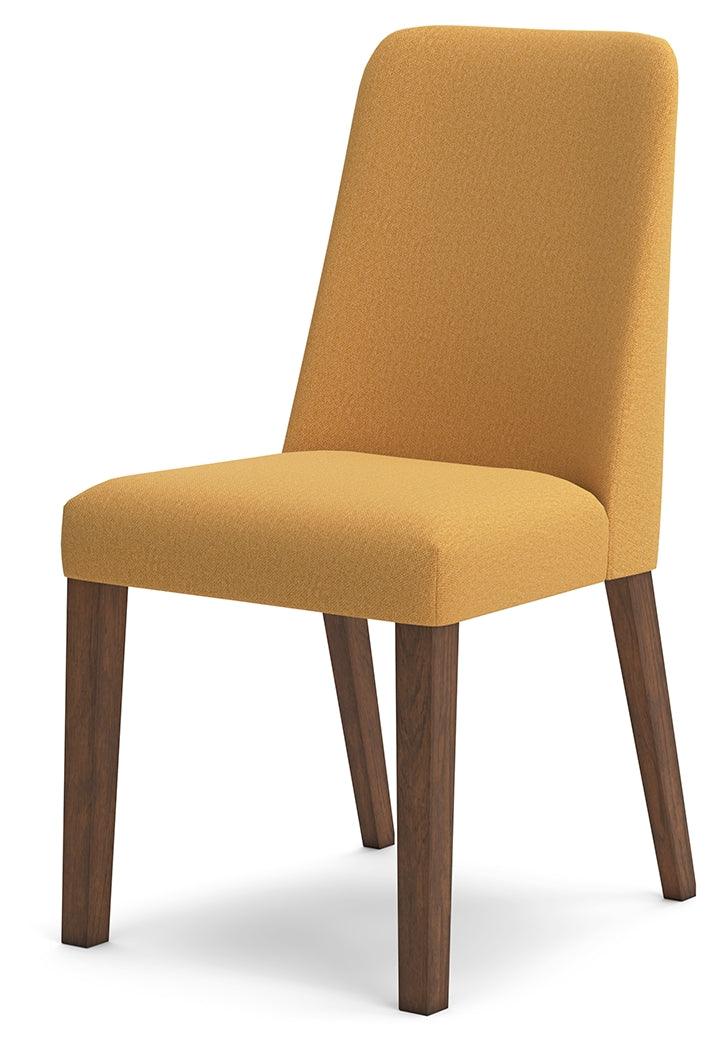 Lyncott Mustard/Brown Dining Chair, Set of 2 - Image 2
