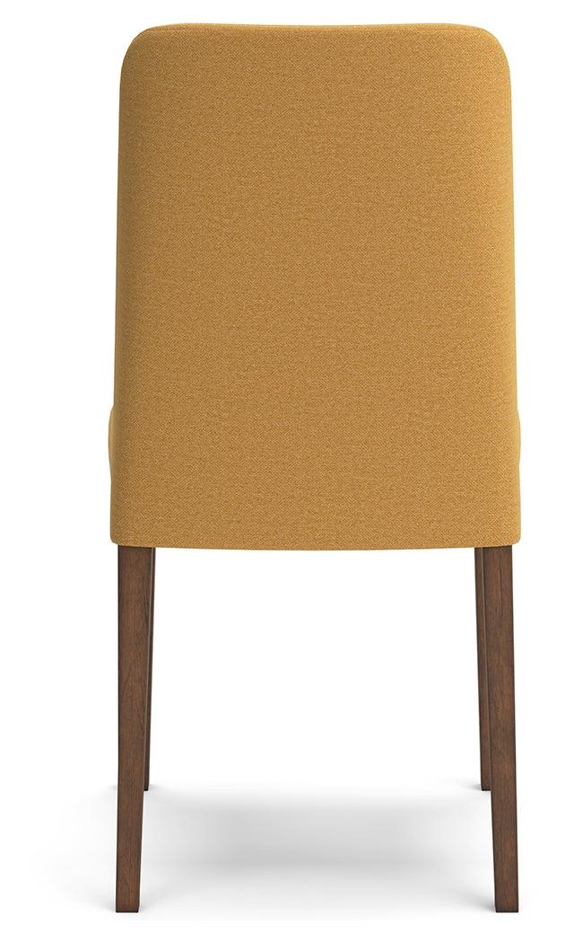 Lyncott Mustard/Brown Dining Chair, Set of 2 - Image 3