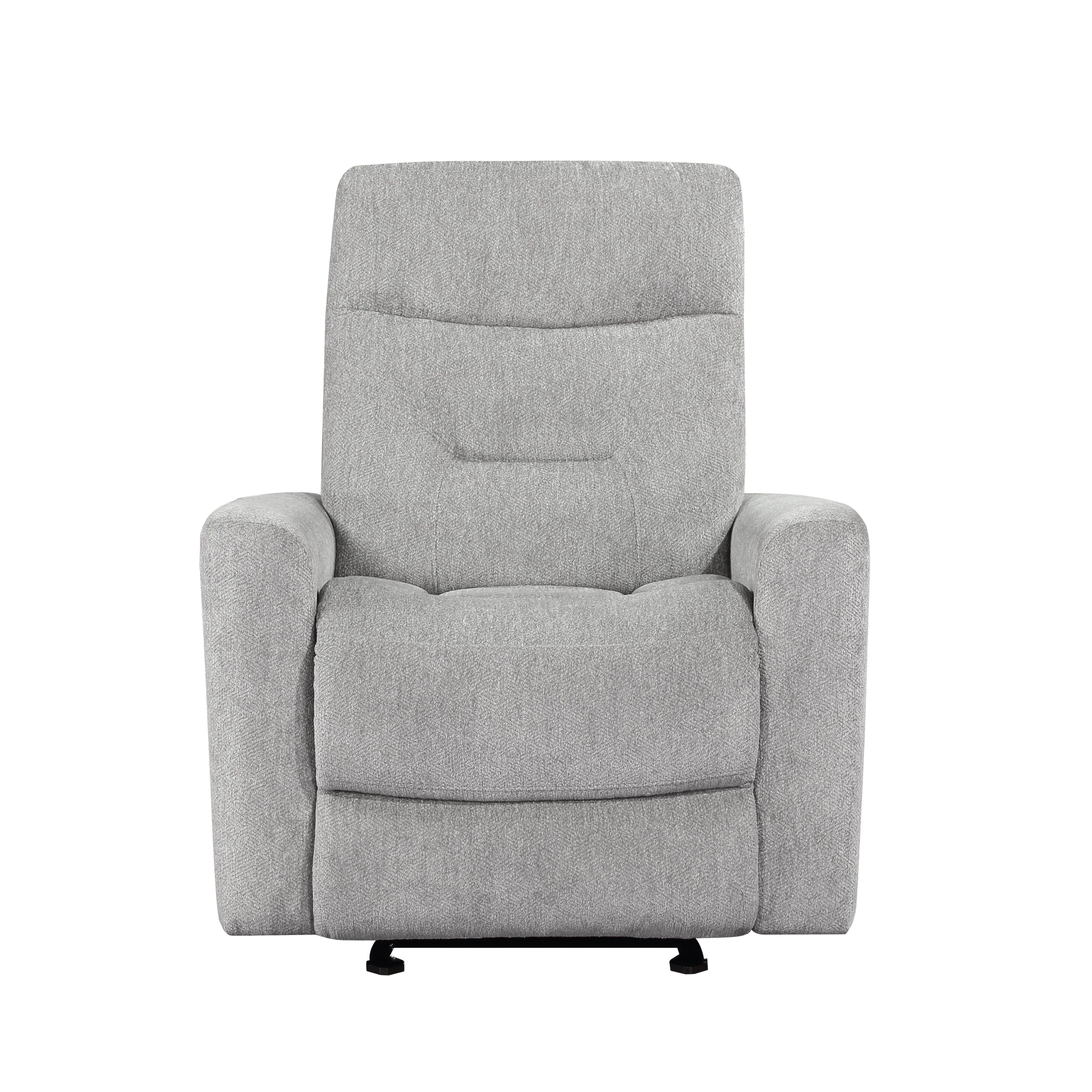 Lyndon Gray Glider Reclining Chair