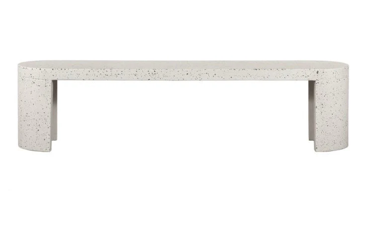 Lyon Outdoor Bench Light Grey