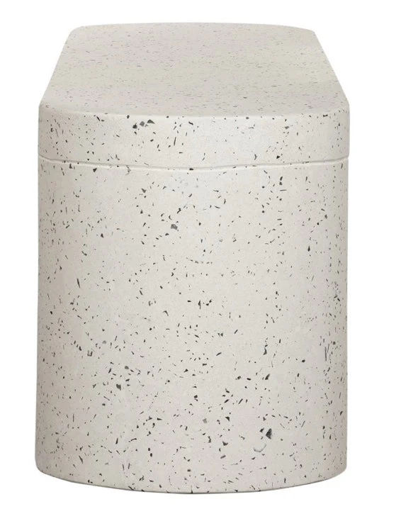 Lyon Outdoor Bench Light Grey - Image 6