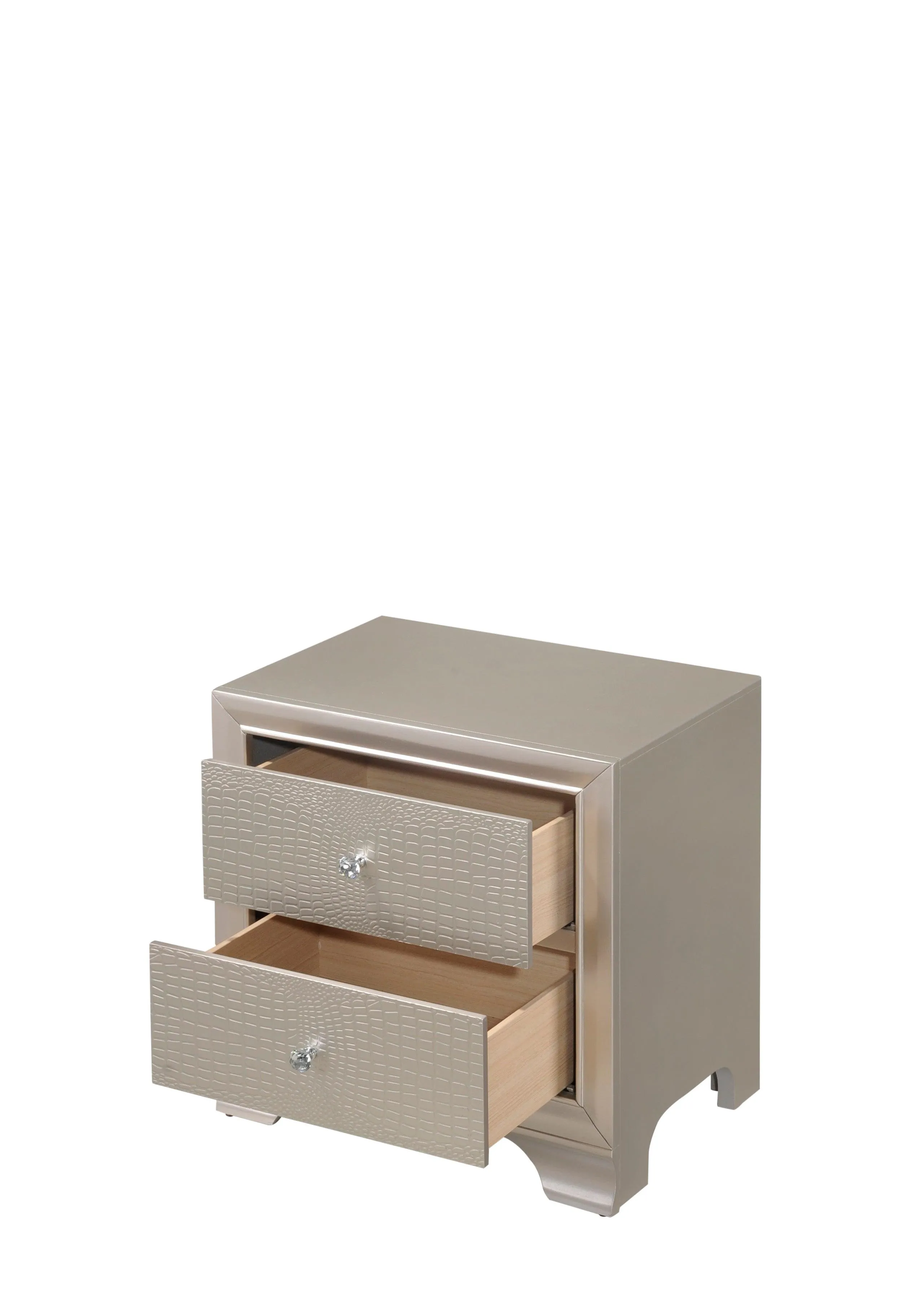 Lyssa Champagne Nightstand - Image 4