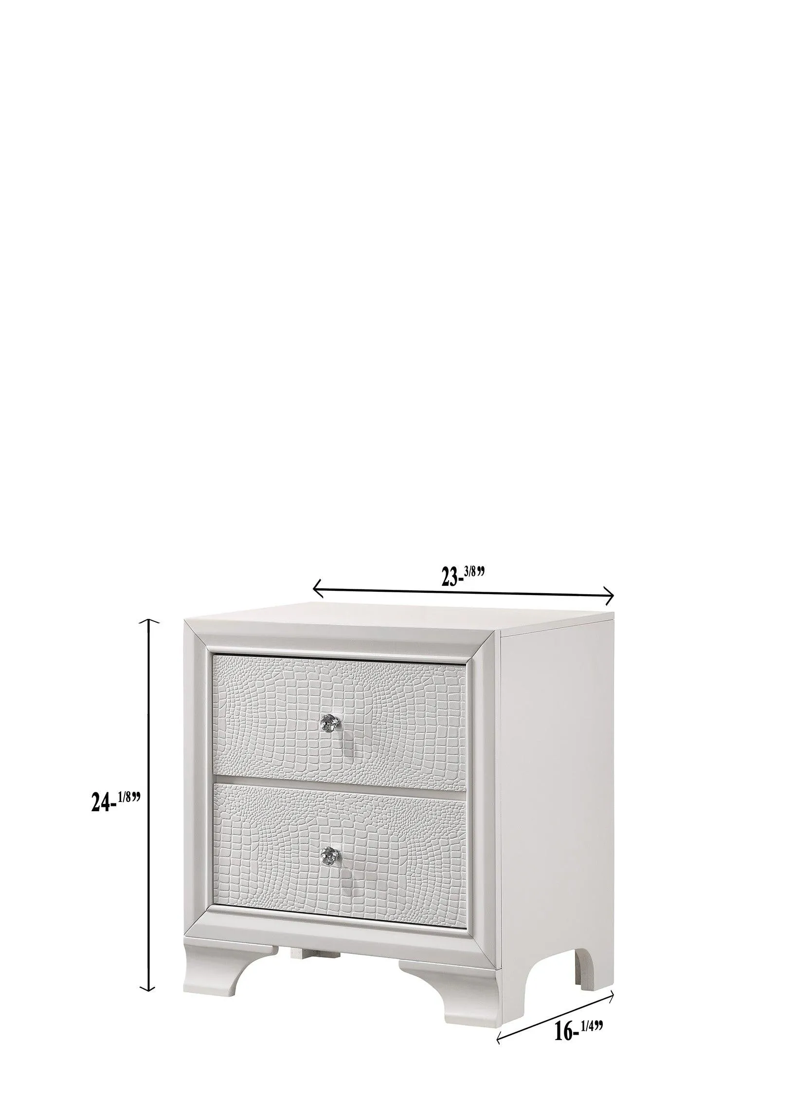 Lyssa Frost LED Upholstered Panel Bedroom Set - Image 13