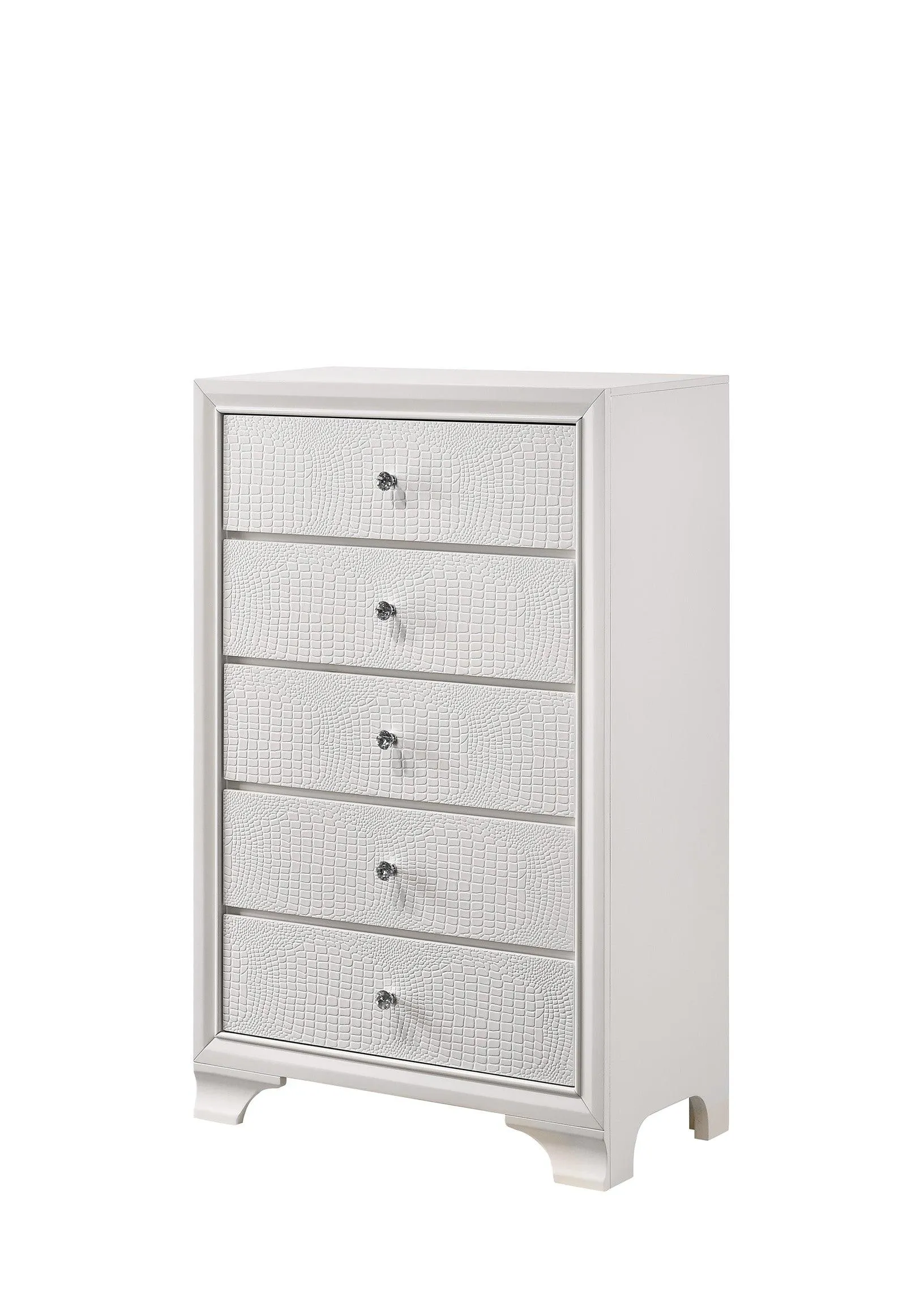Lyssa Frost LED Upholstered Panel Bedroom Set - Image 6