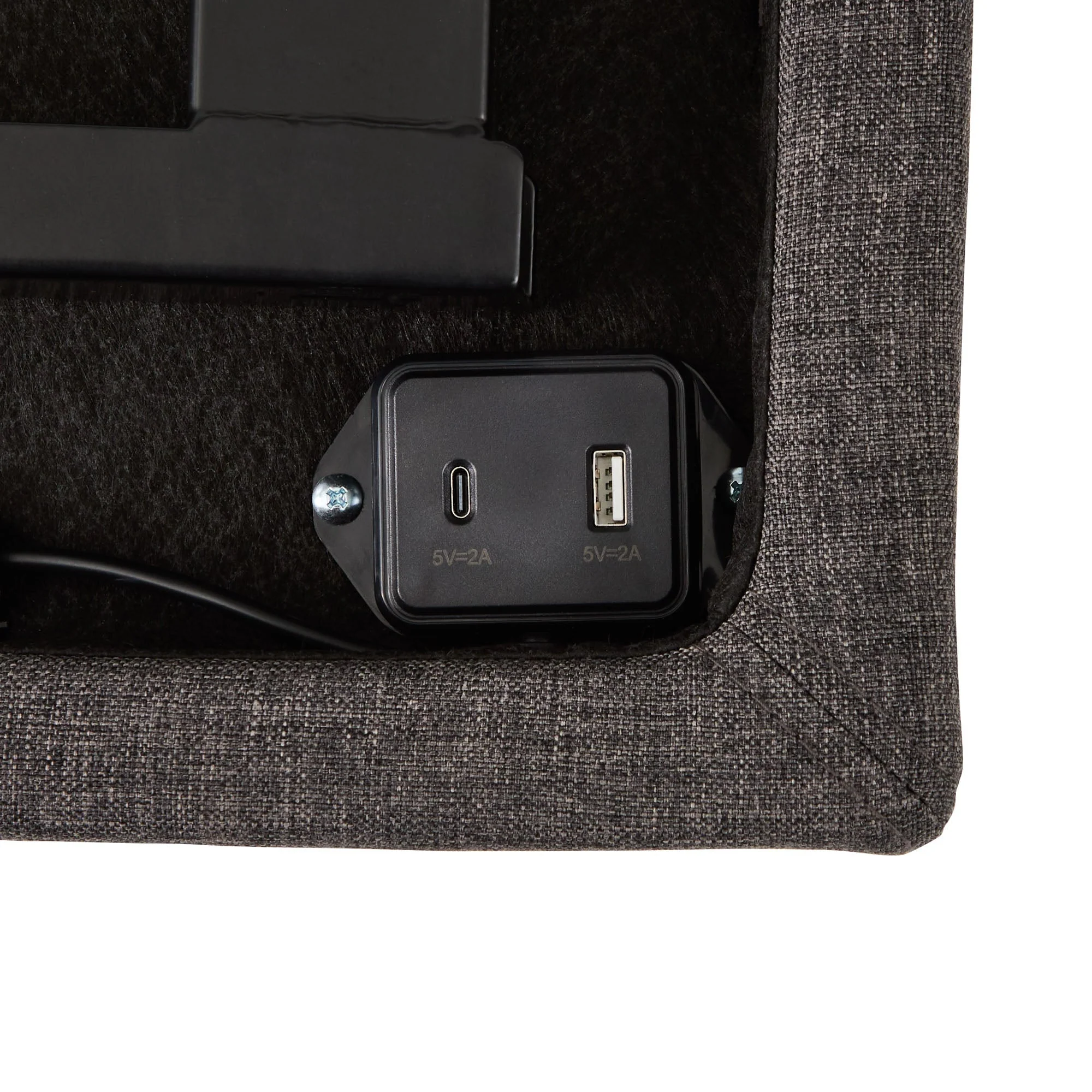 M455  Charcoal Twin XL Adjustable Bed Base - Image 6