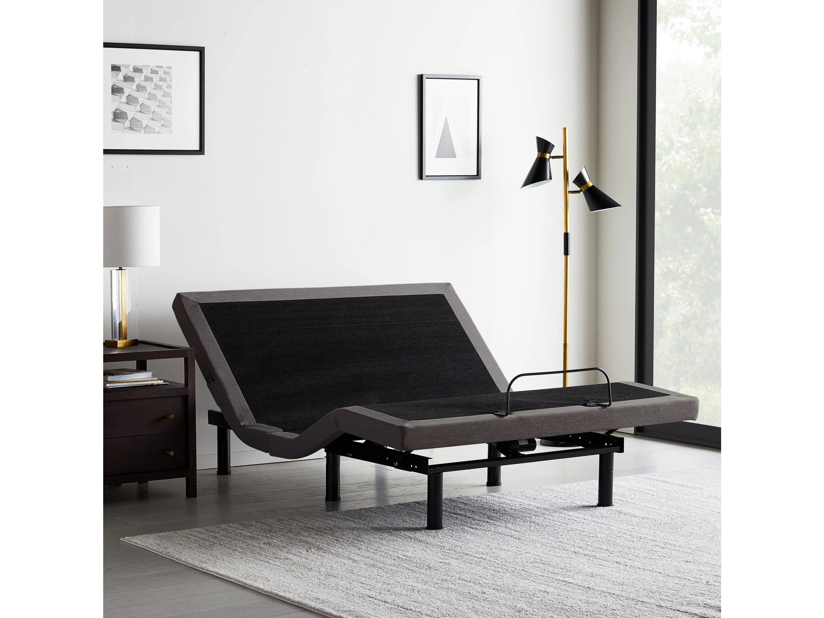 M555 Charcoal Twin XL Adjustable Base