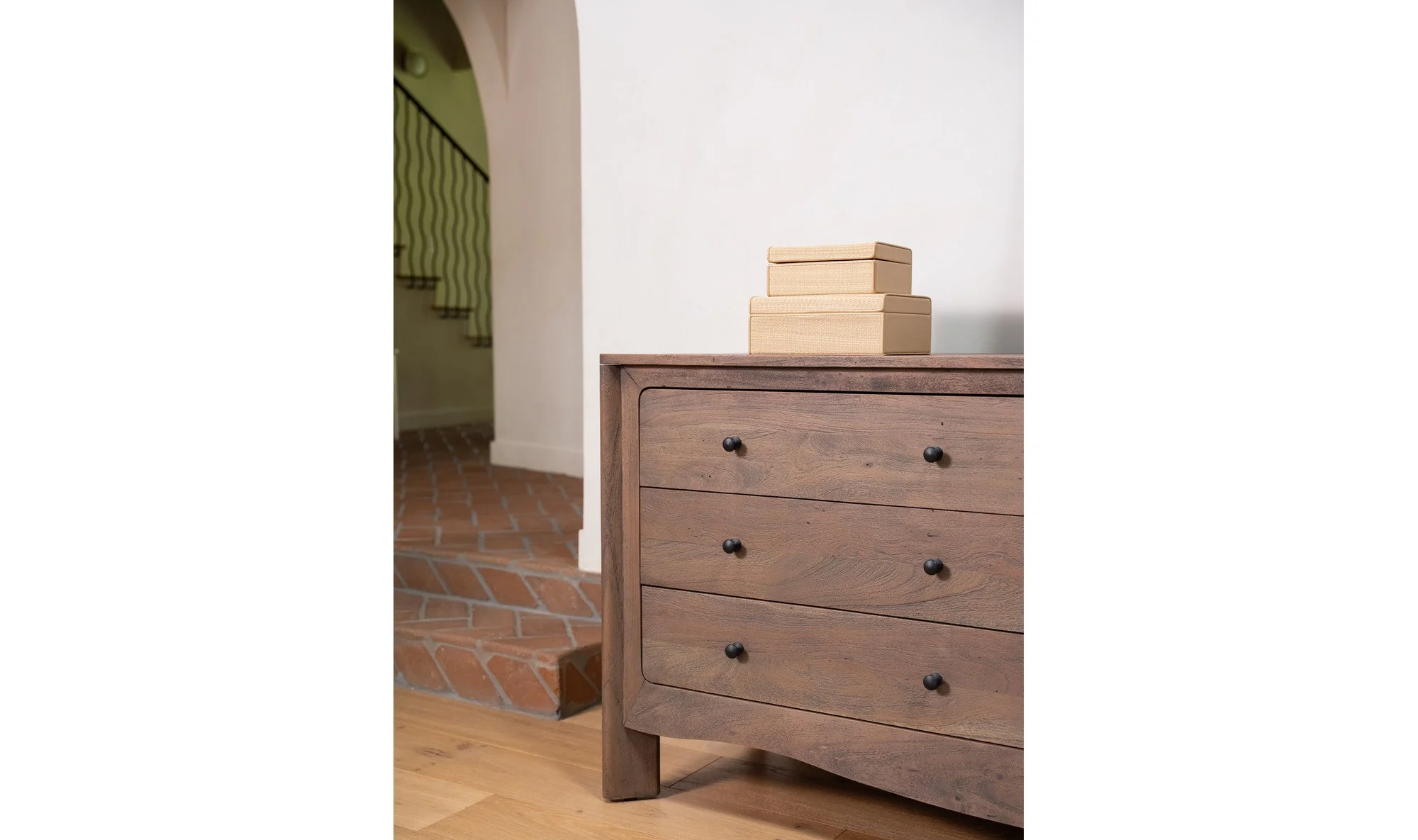 Mabel 6 Drawer Dresser Dark Brown - Image 4