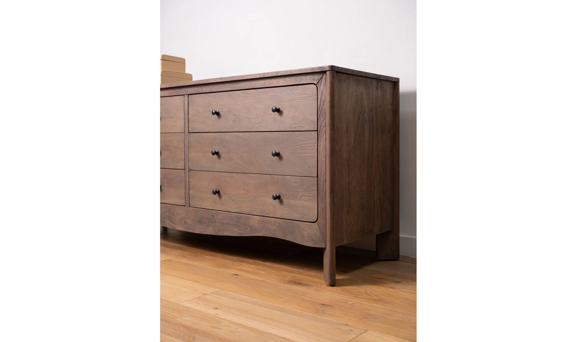 Mabel 6 Drawer Dresser Dark Brown - Image 5