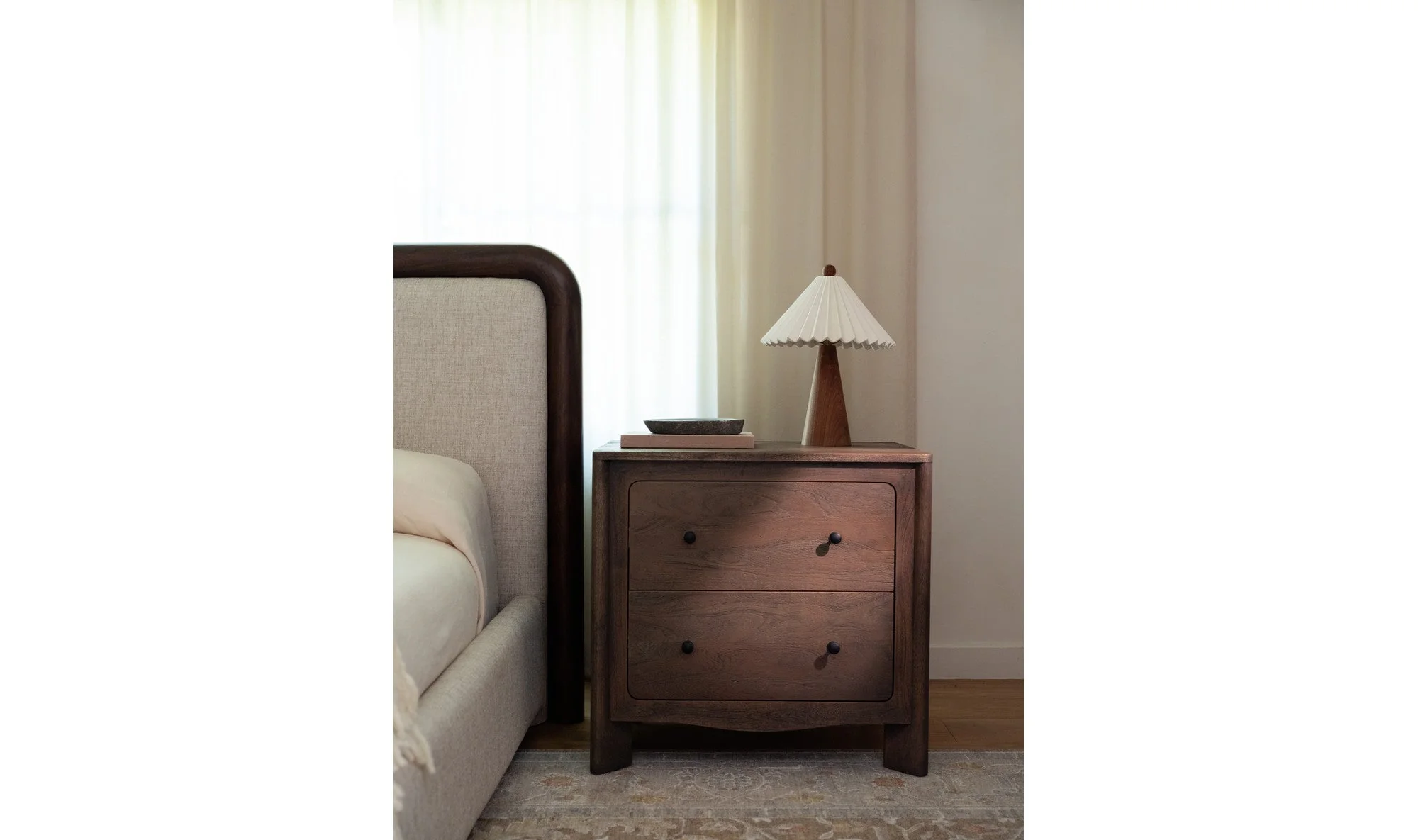 Mabel Nightstand Dark Brown - Image 8