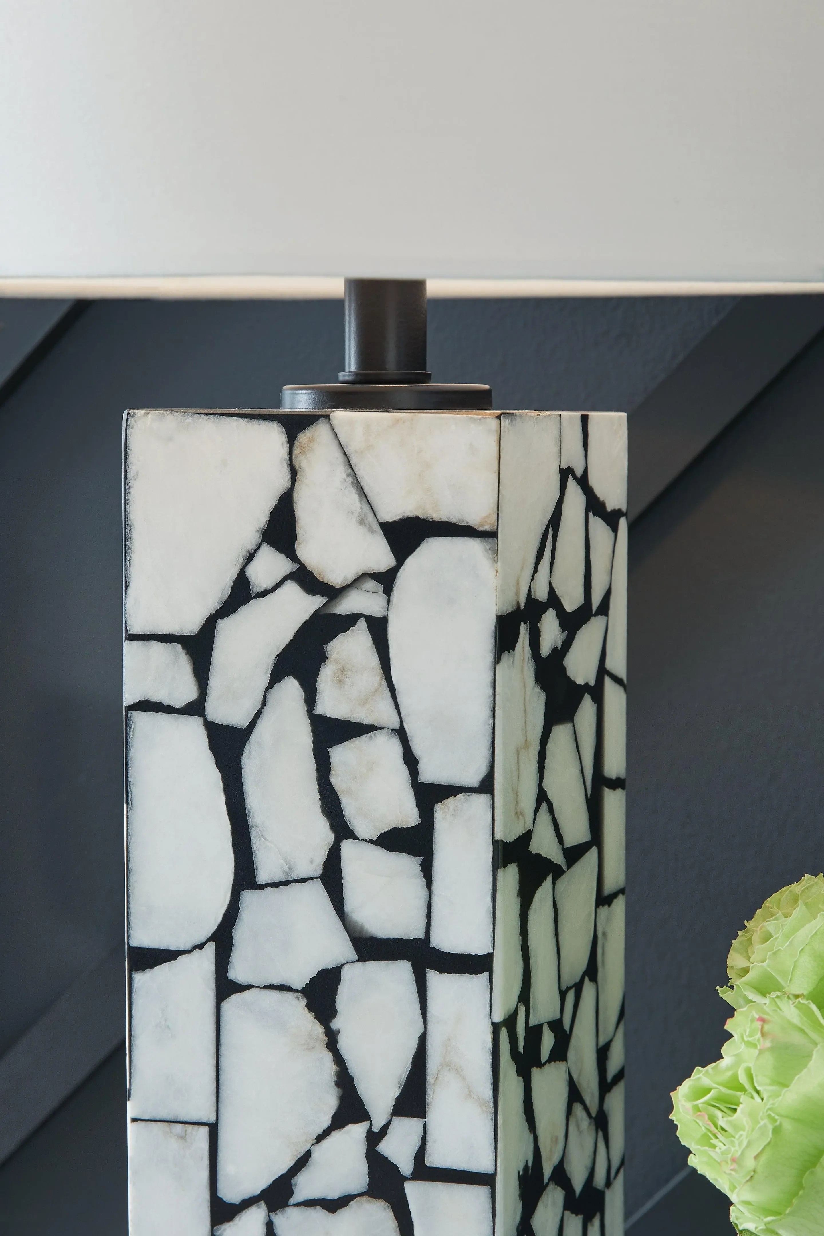 Macaria White/Black Table Lamp - Image 3