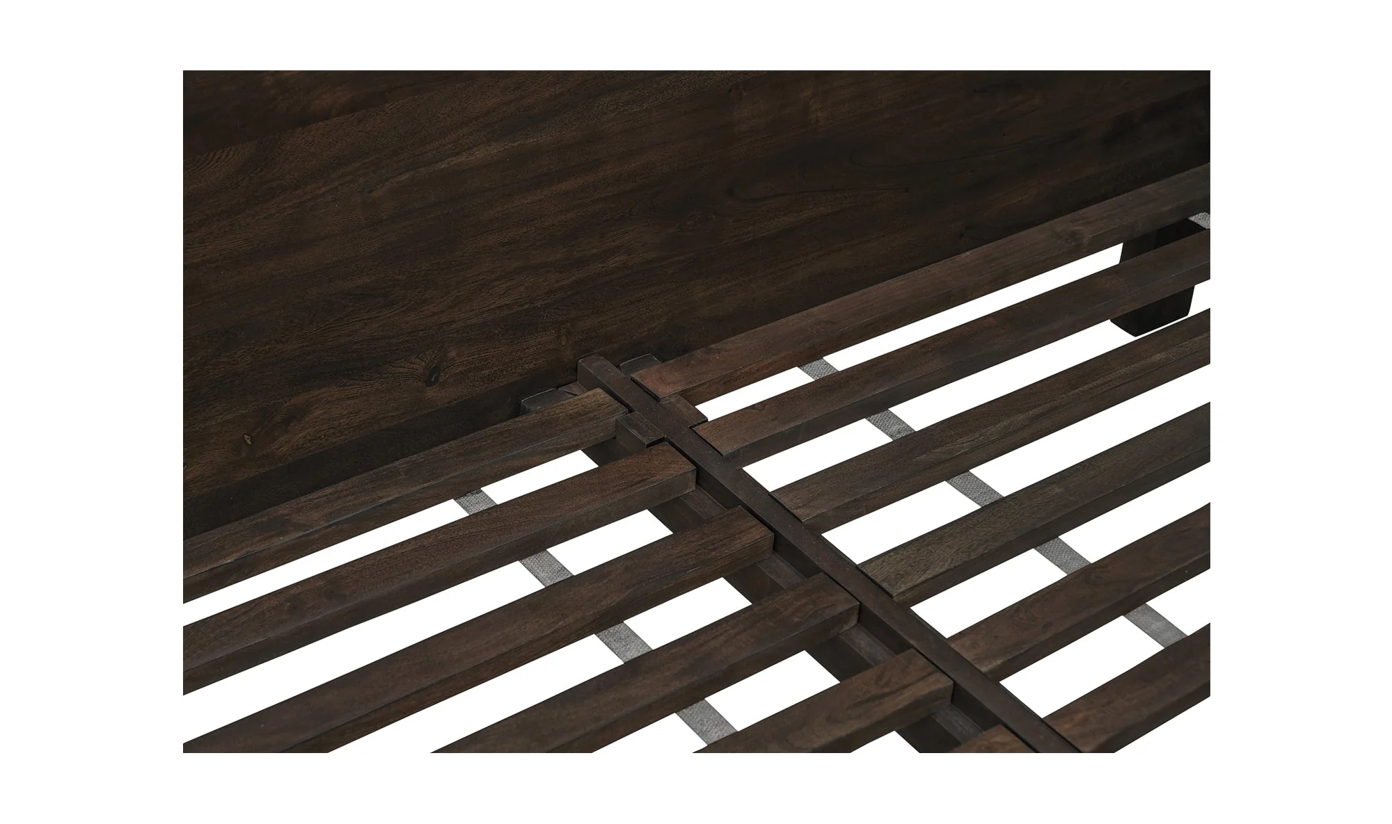 Madagascar Platform Bed Dark Brown - Image 15