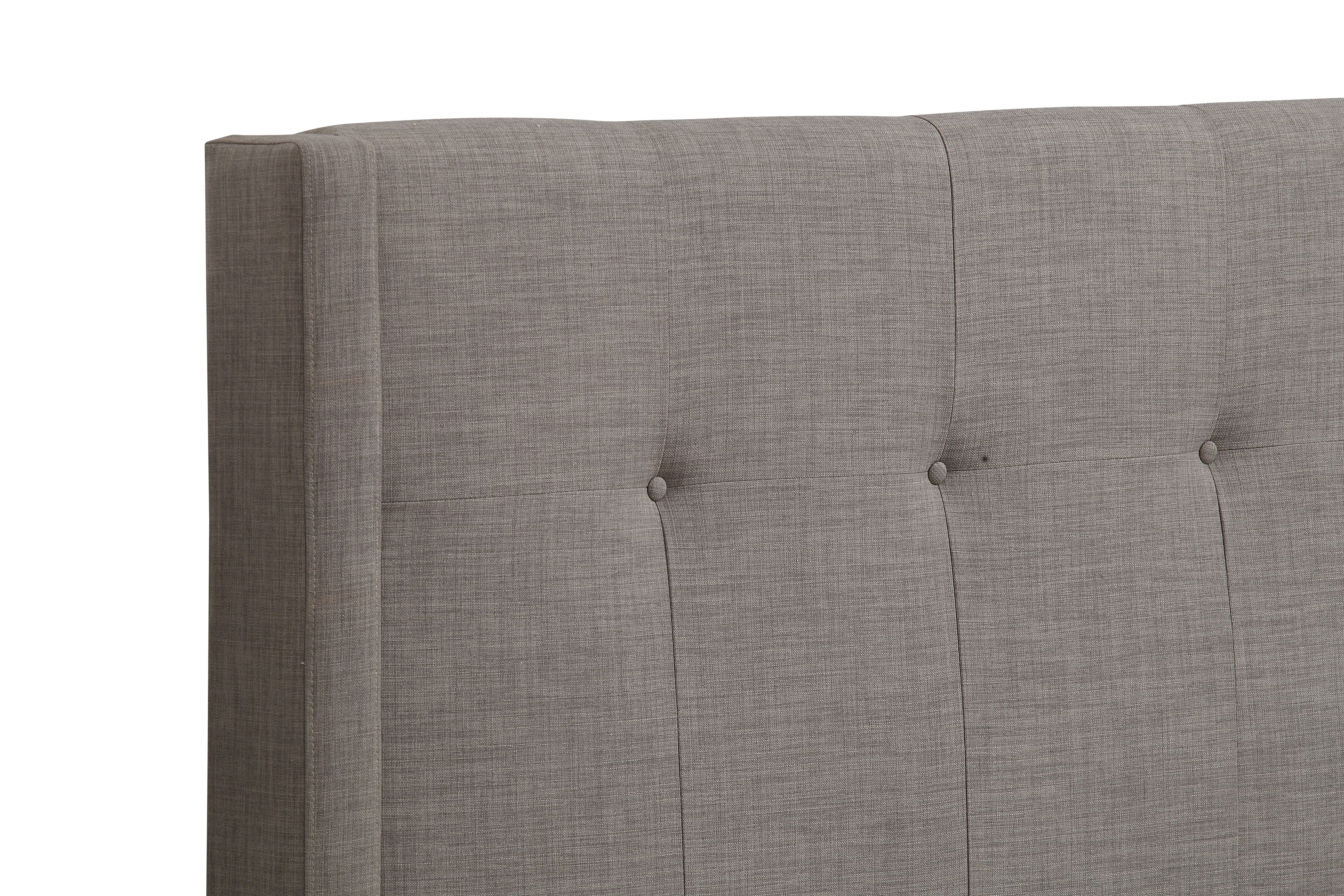 Madeleine Wingback Upholstered Headboard in Dolphin Linen - Image 4