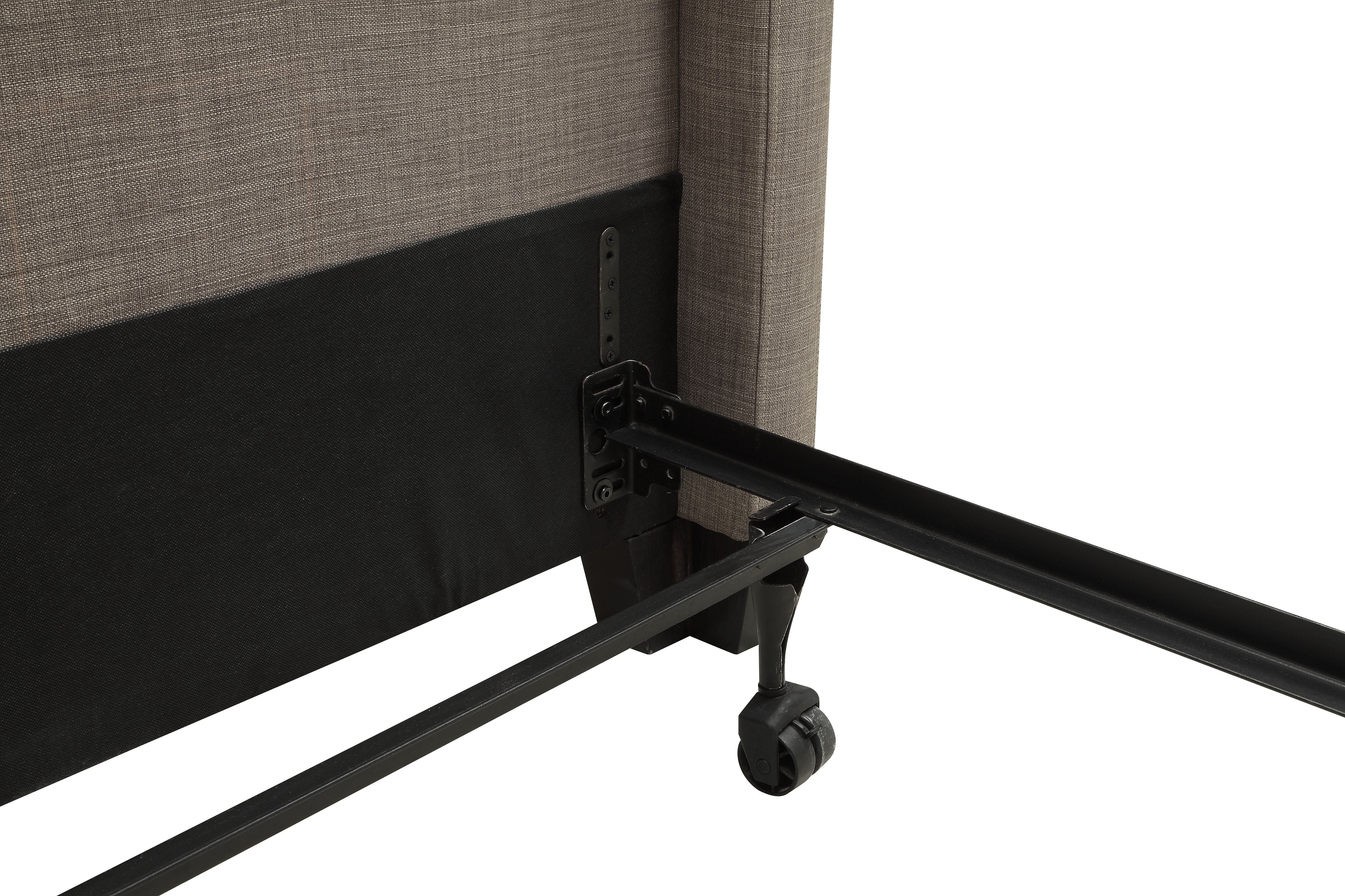 Madeleine Wingback Upholstered Headboard in Dolphin Linen - Image 8