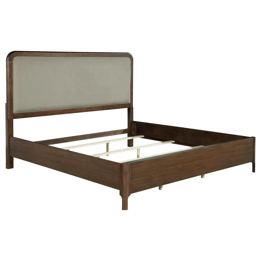 Maderia Walnut 5-Piece Eastern King Bedroom Set - Image 3