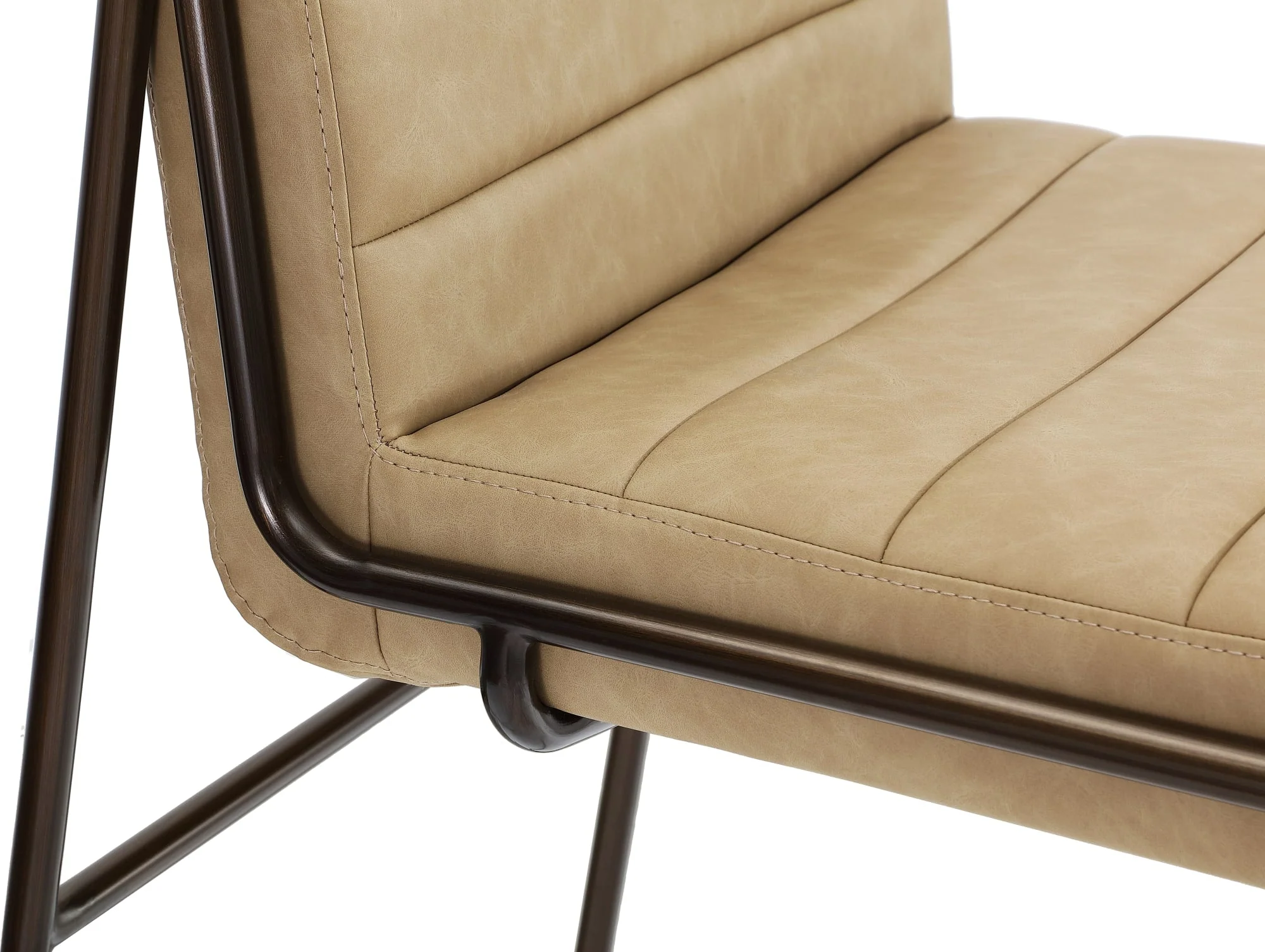 Madison Honey/Light Bronze Metal Frame Bar Stool - Image 6
