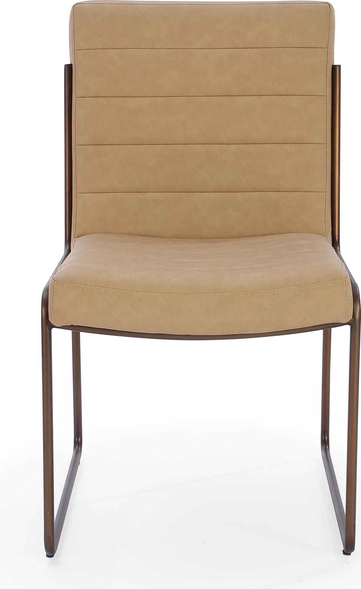 Madison Honey/Light Bronze Metal Frame Dining Chair (Set of 2) - Image 5
