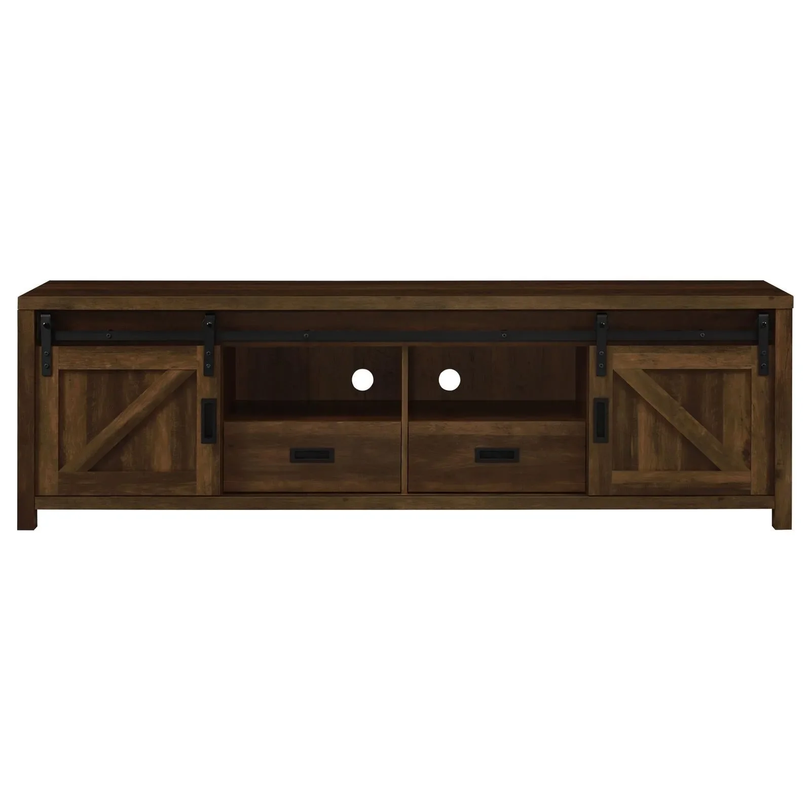 Madra Rectangular TV Console with 2 Sliding Doors - Image 5