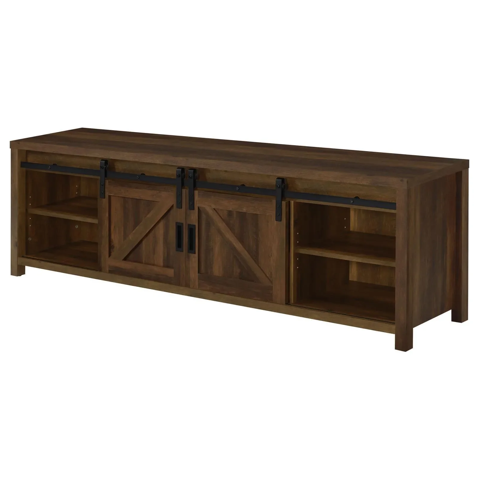 Madra Rectangular TV Console with 2 Sliding Doors - Image 7