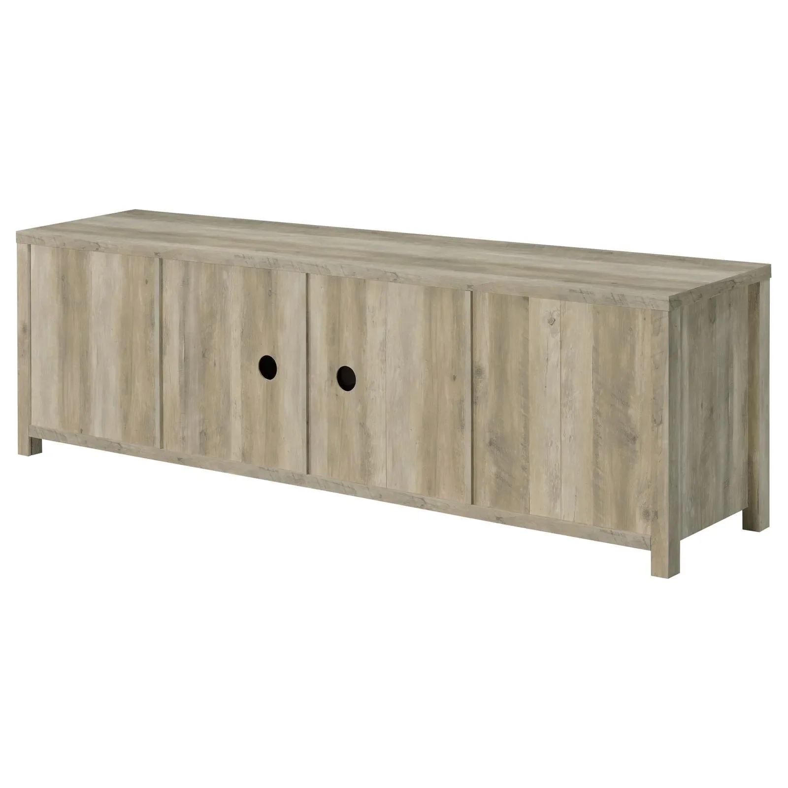 Madra Rectangular TV Console with 2 Sliding Doors - Image 10