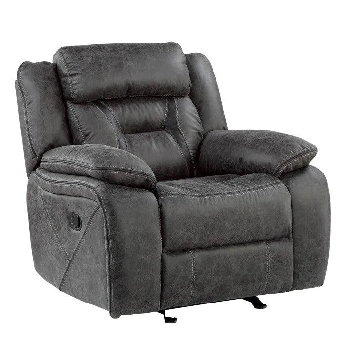 Madrona Hill Gray Glider Reclining Chair - Image 2