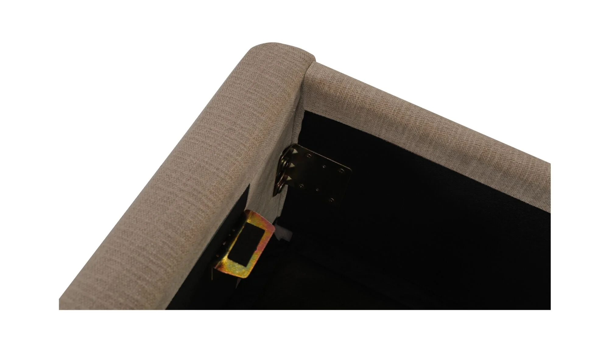 Maggie King Storage Bed Taupe - Image 11