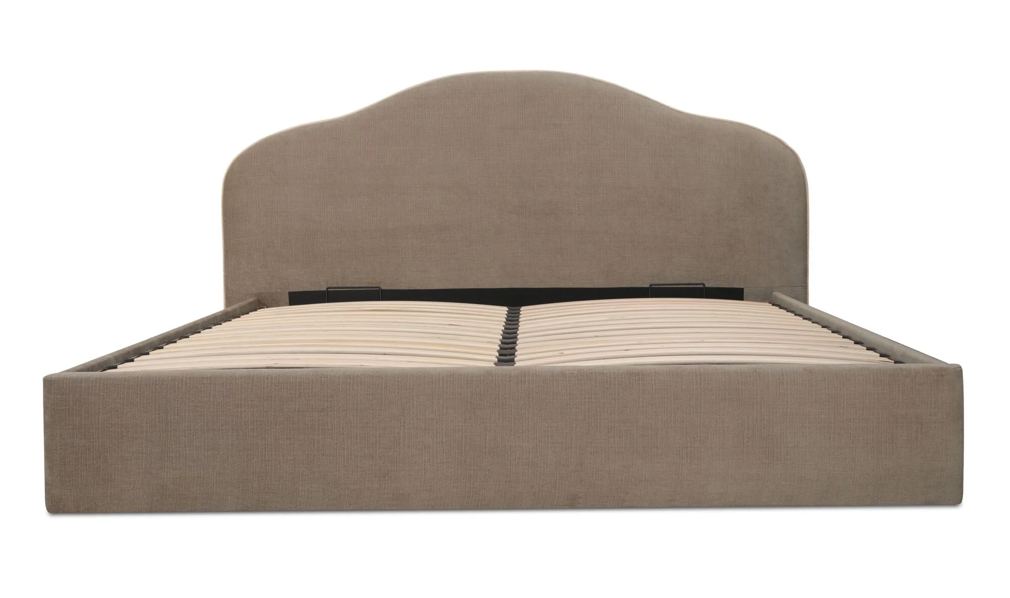 Maggie King Storage Bed Taupe - Image 4