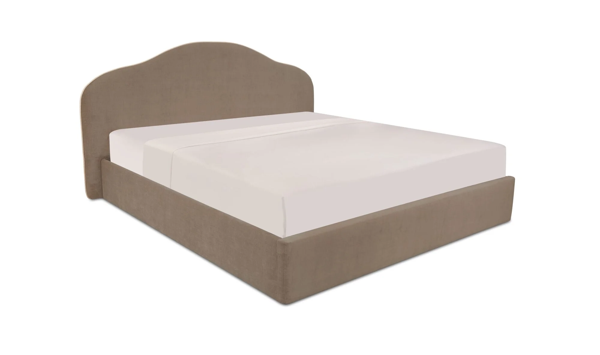 Maggie Queen Storage Bed Taupe - Image 5