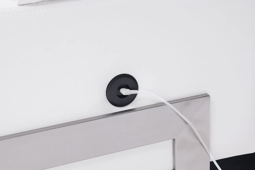 Magic (LED & Speaker) White Sectional - Image 7