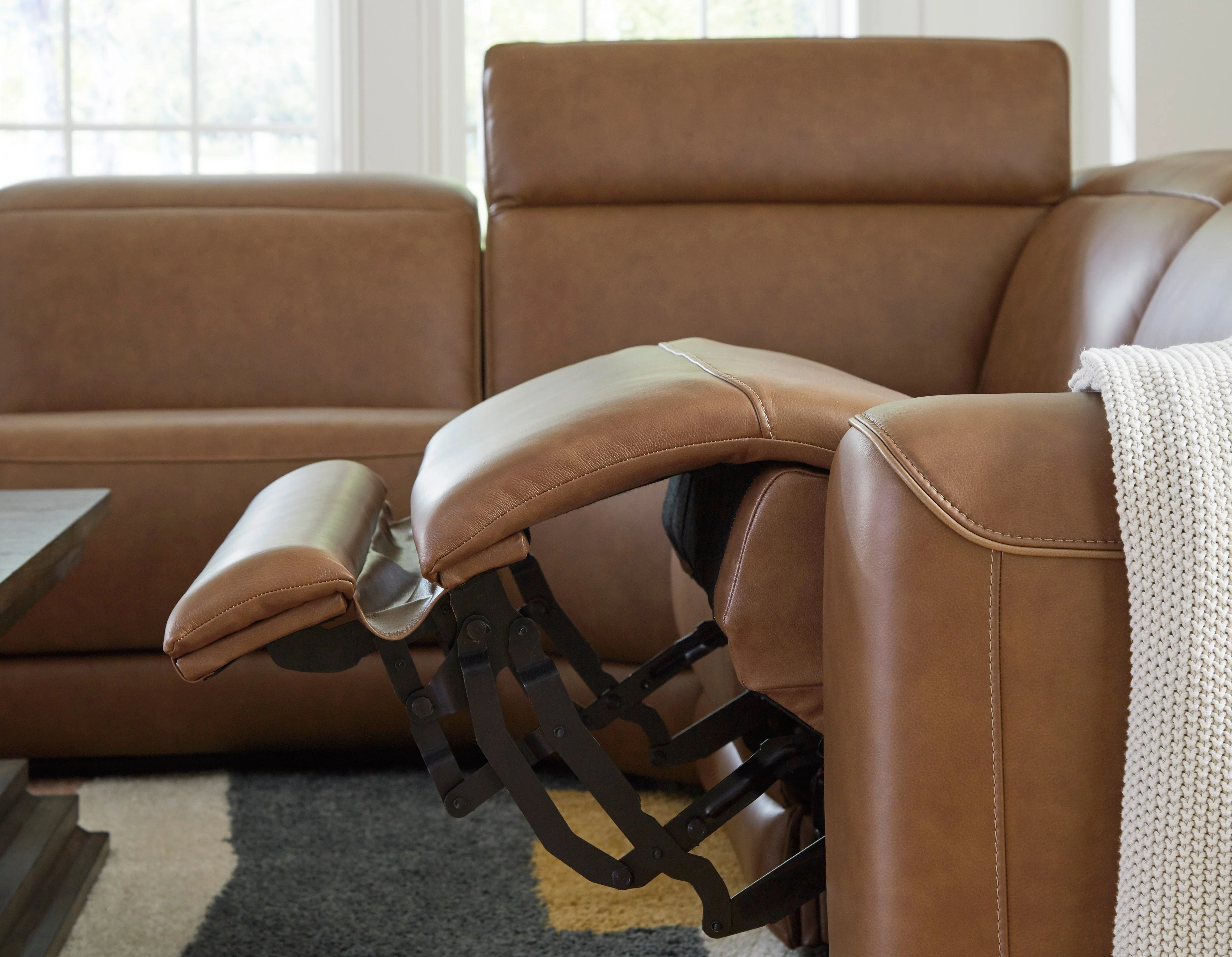 Magic Man Caramel 2-Piece Power Reclining Loveseat - Image 10