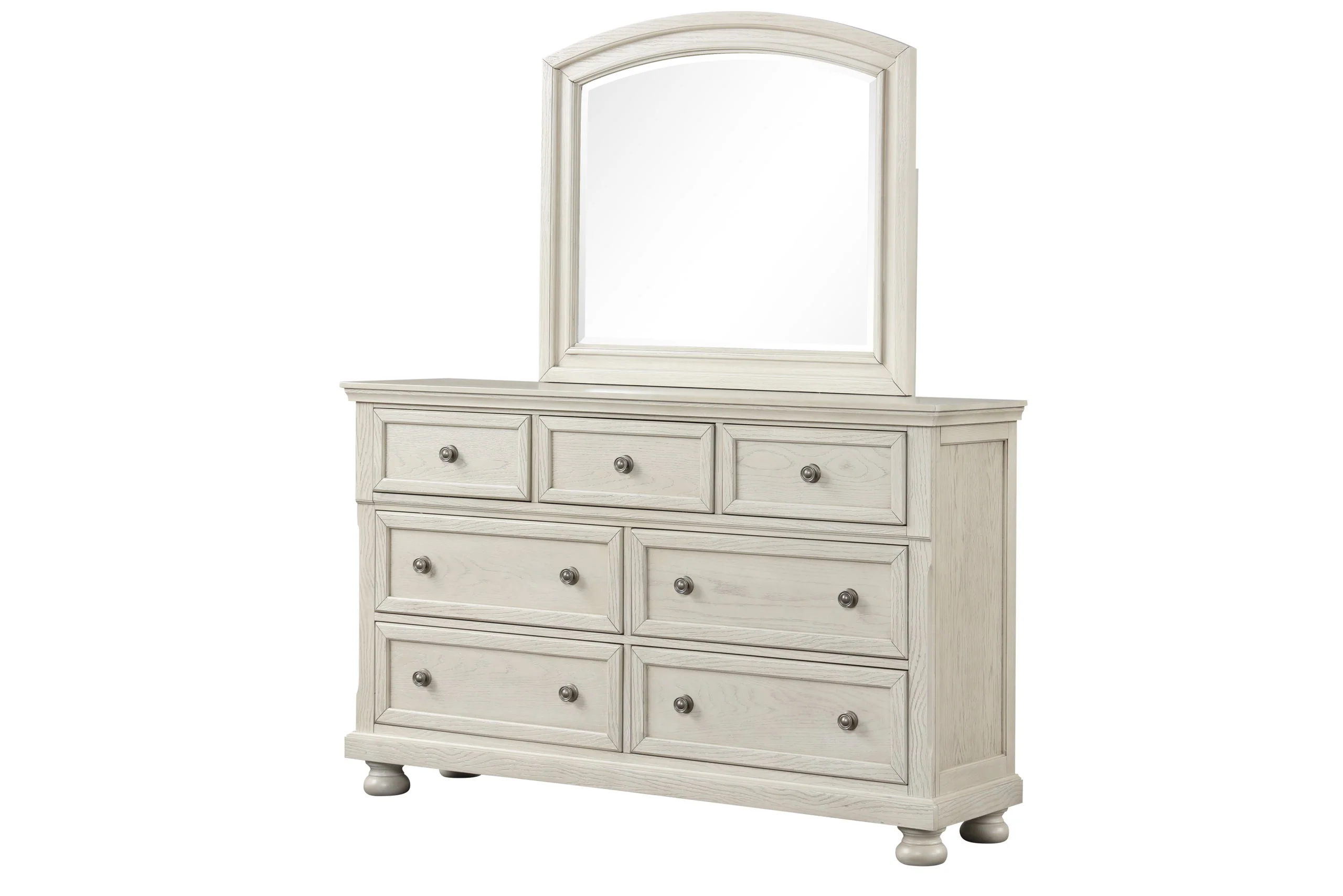 Magnolia Beige 4-piece Queen Platform Bedroom Set - Image 4