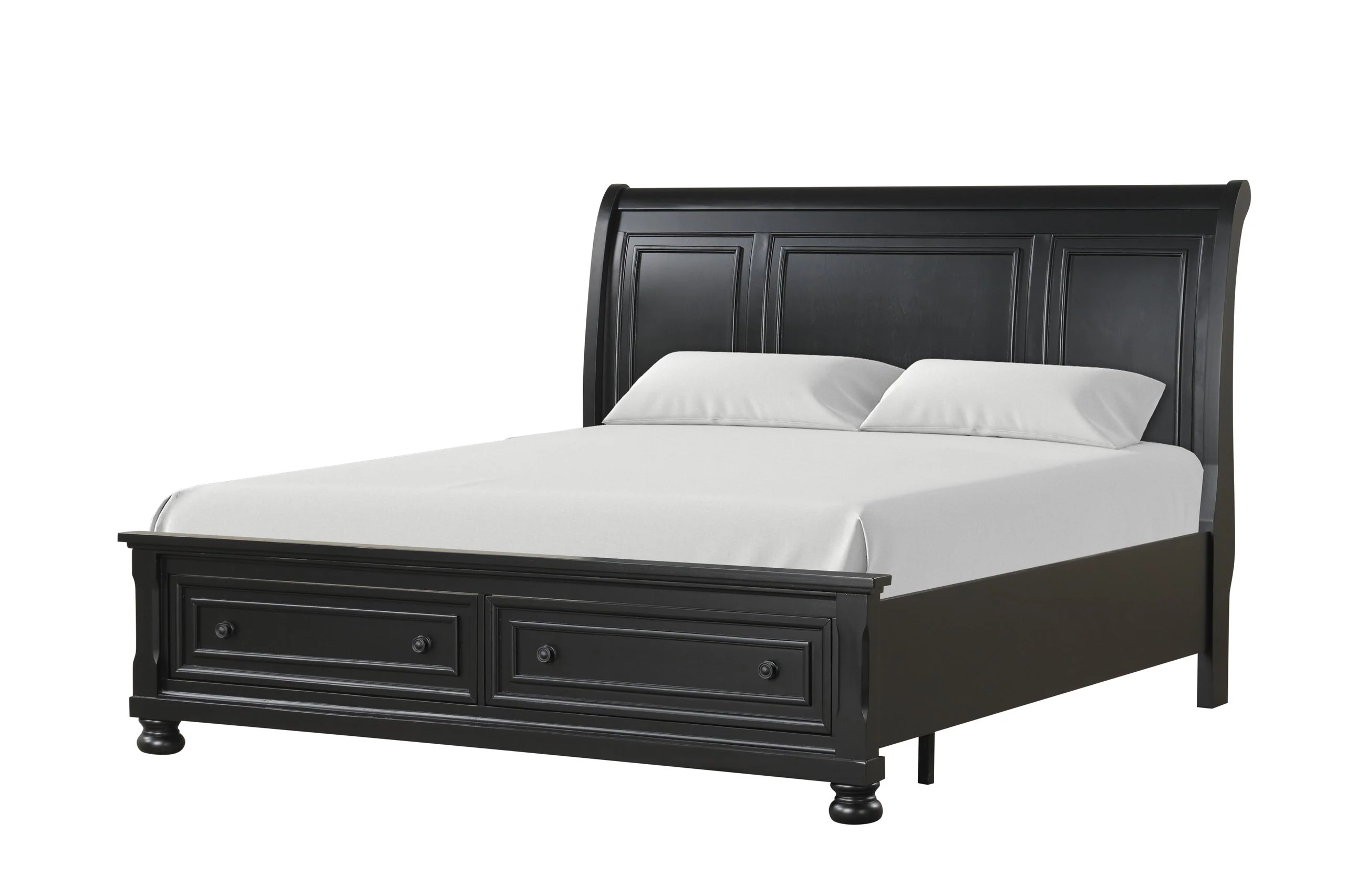 Magnolia Black 4-piece Platform Bedroom Set - Image 2