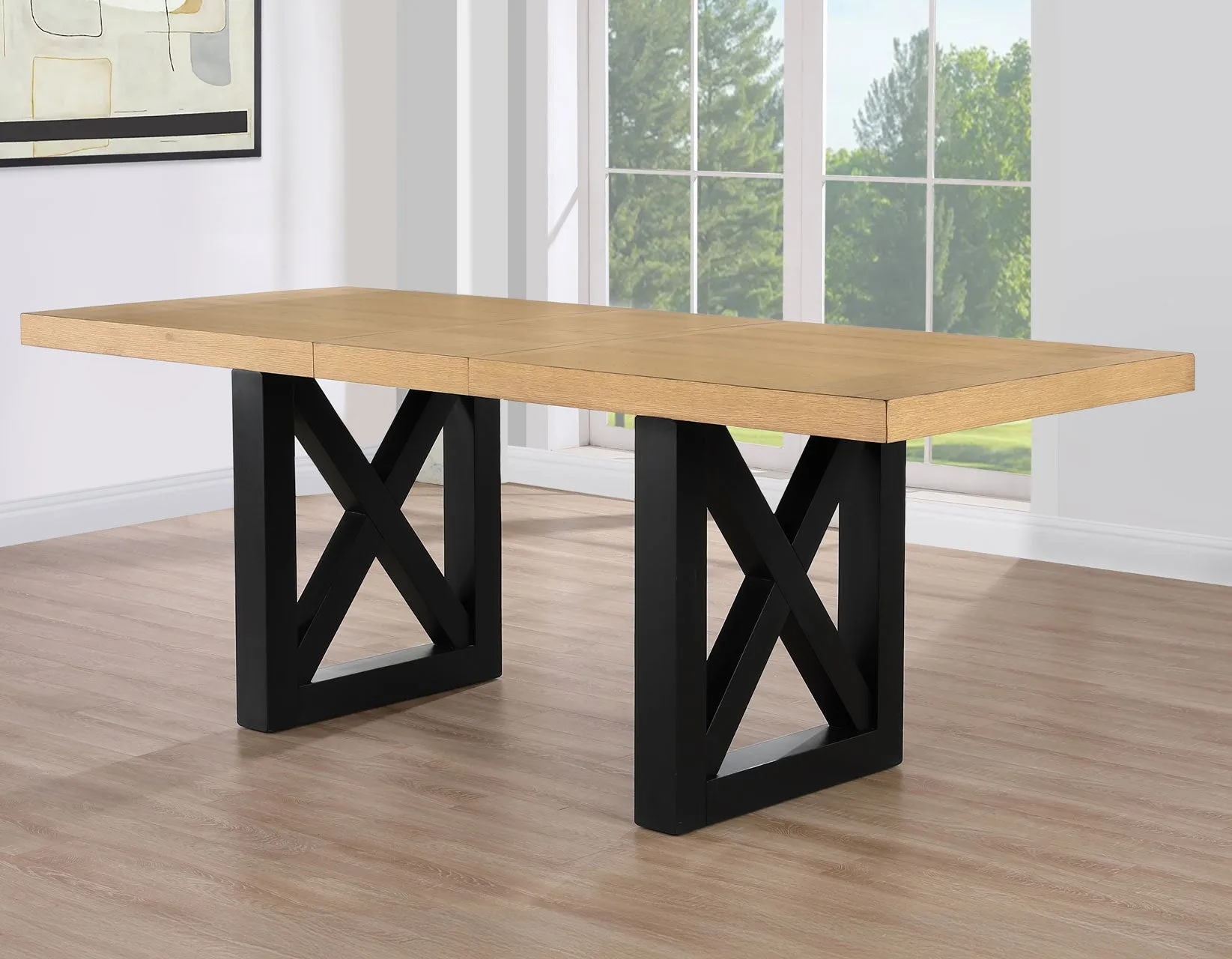 Magnolia Black/Natural Counter Height Dining Set - Image 4