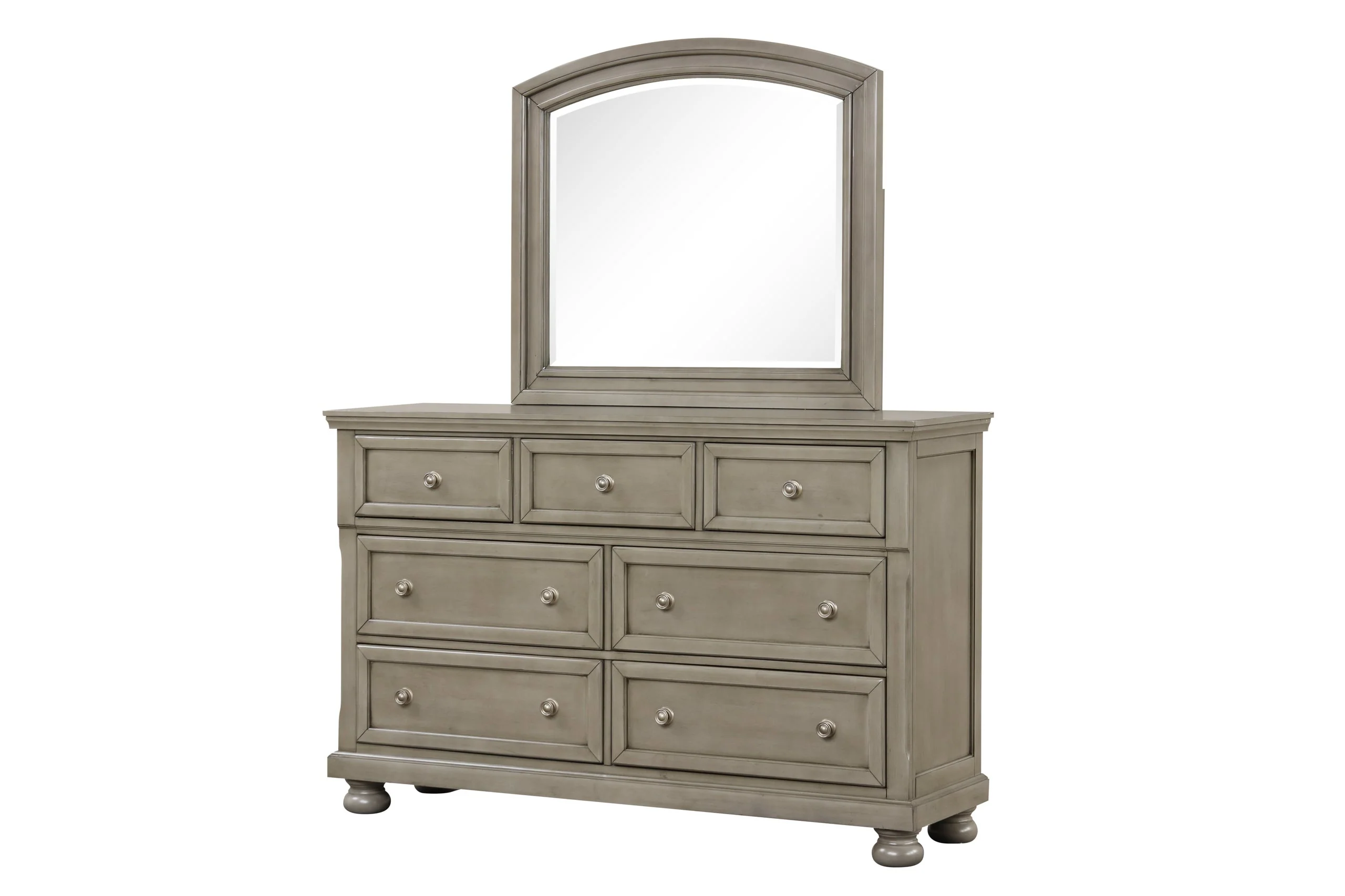 Magnolia Grey 4-piece Queen Platform Bedroom Set - Image 4