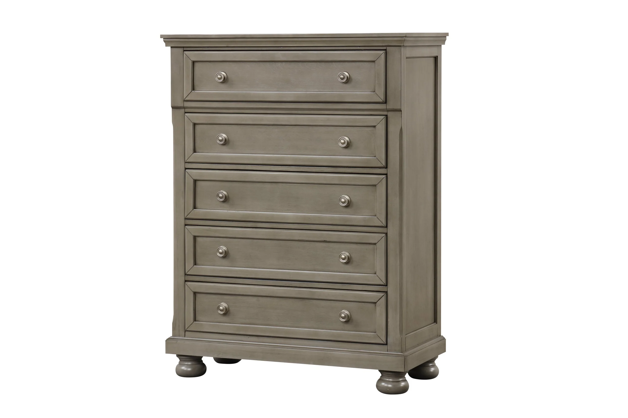 Magnolia Grey 4-piece Queen Platform Bedroom Set - Image 5