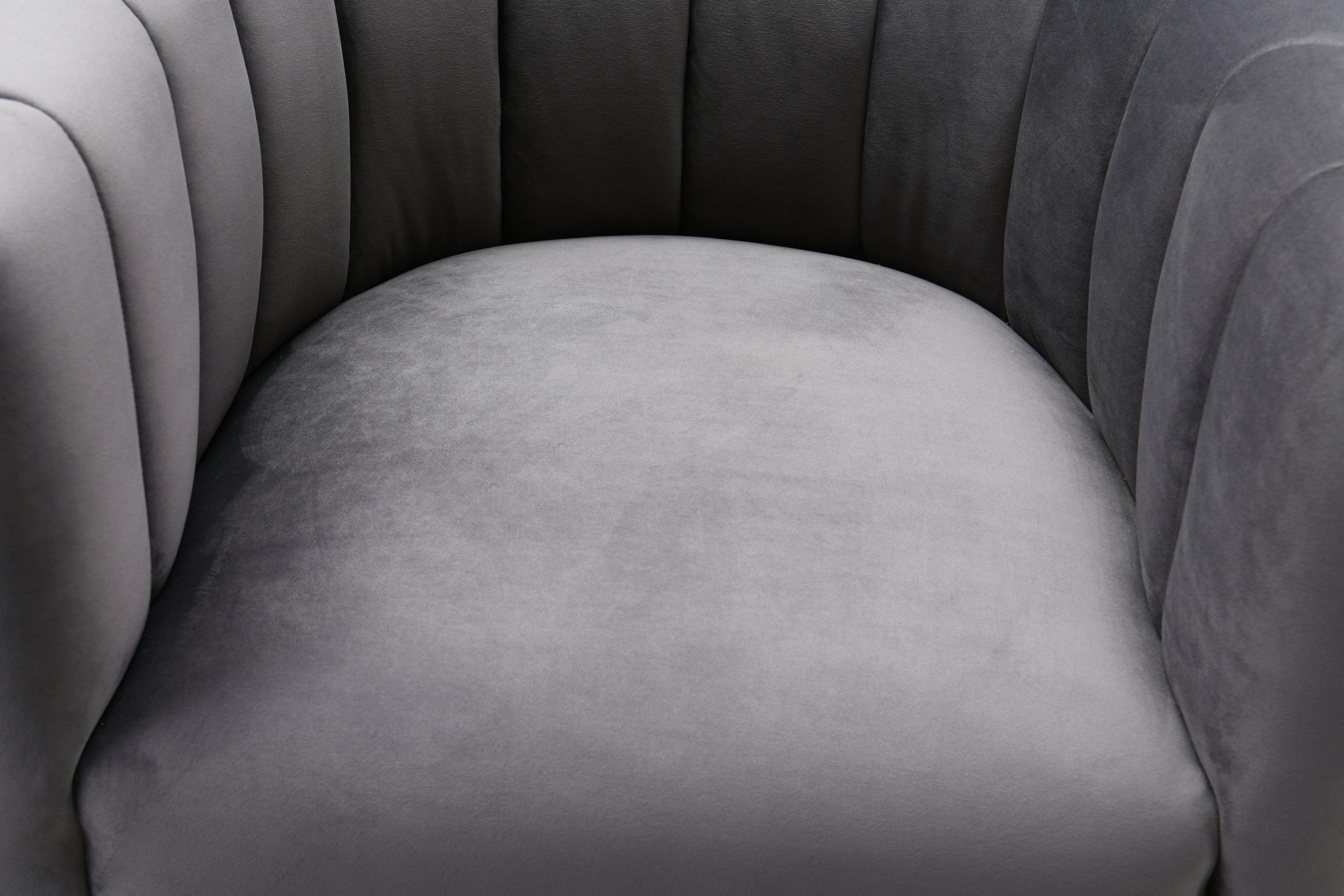 Magnolia Velvet Accent Chair with Gold Base - Image 25