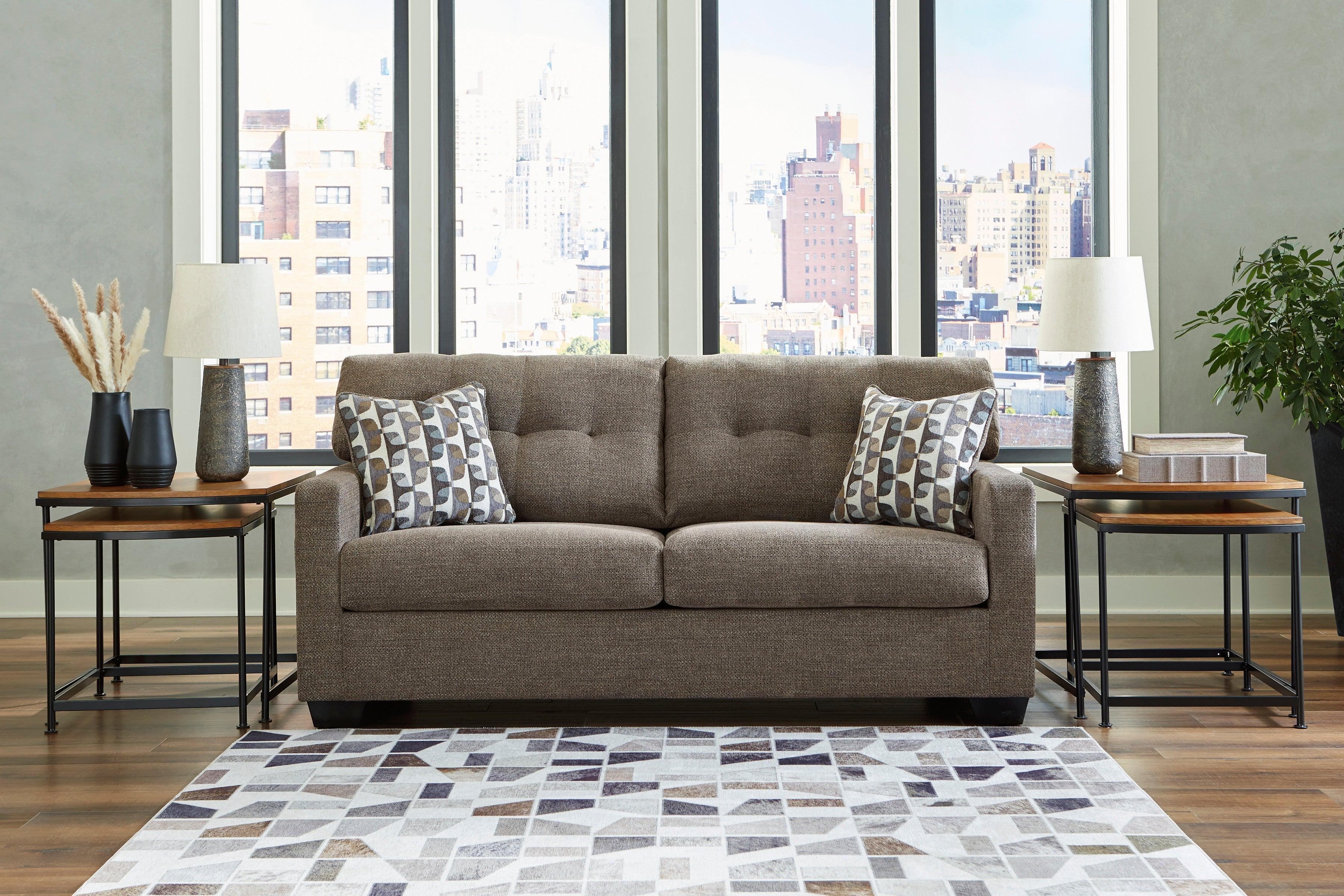 Mahoney Chocolate Living Room Set - Image 5