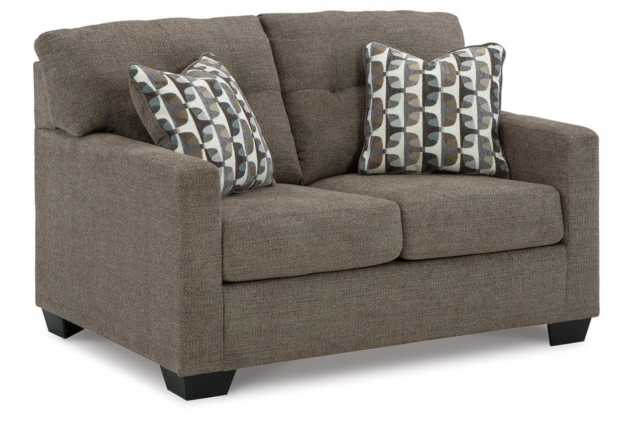 Mahoney Chocolate Sofa and Loveseat - Image 3