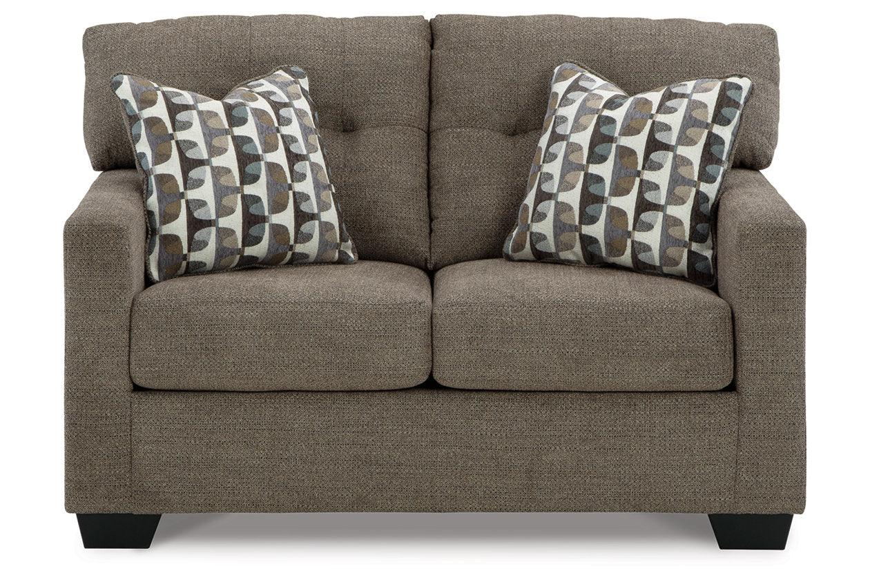 Mahoney Chocolate Sofa and Loveseat - Image 4