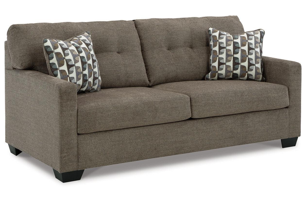 Mahoney Chocolate Sofa and Loveseat - Image 7