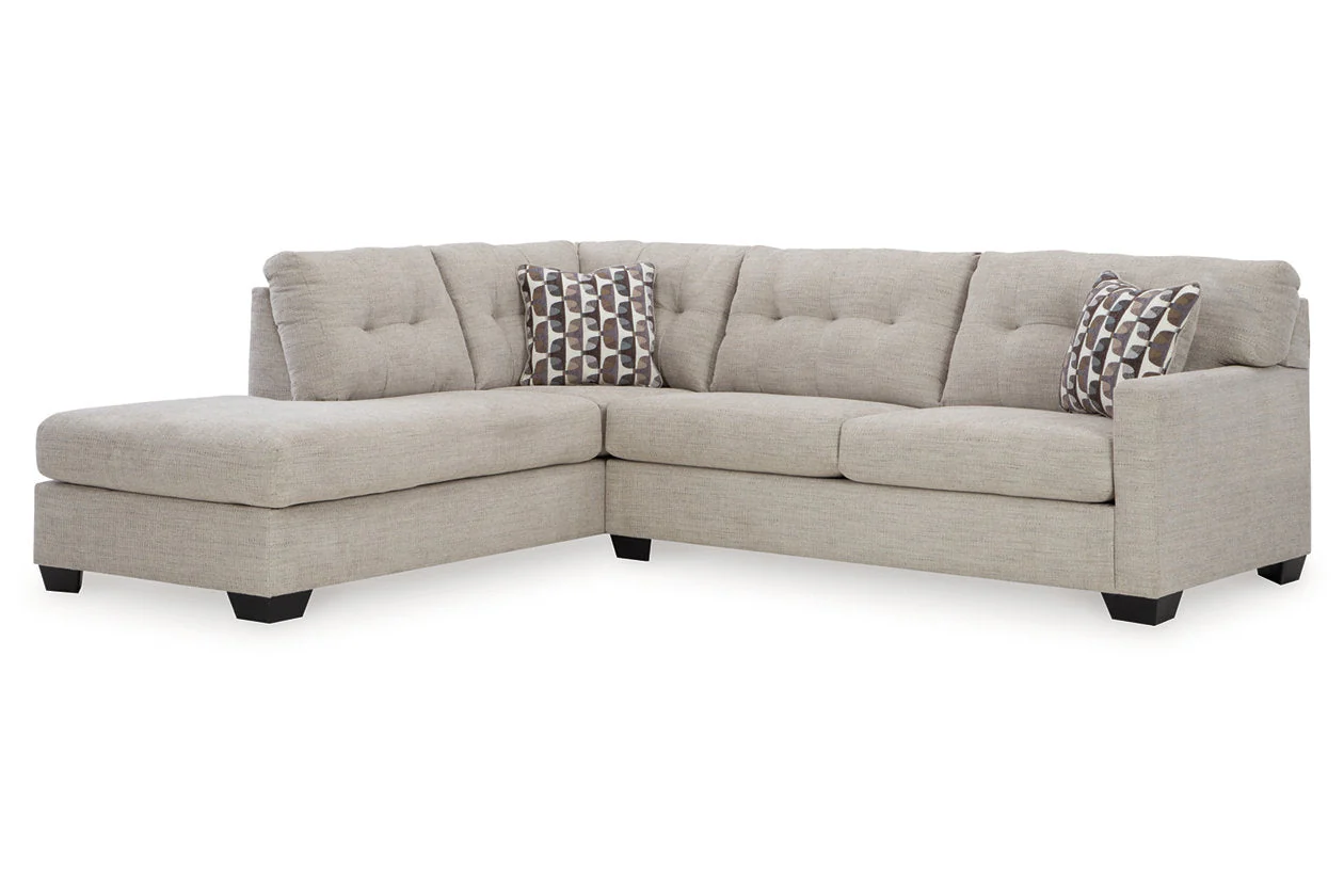 Mahoney Pebble 2-Piece Left Arm Facing Chaise Sectional - Image 2