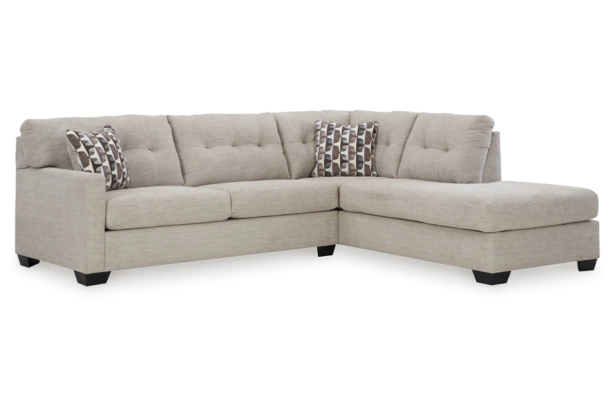 Mahoney Pebble 2-Piece Right Arm Facing Chaise Sectional