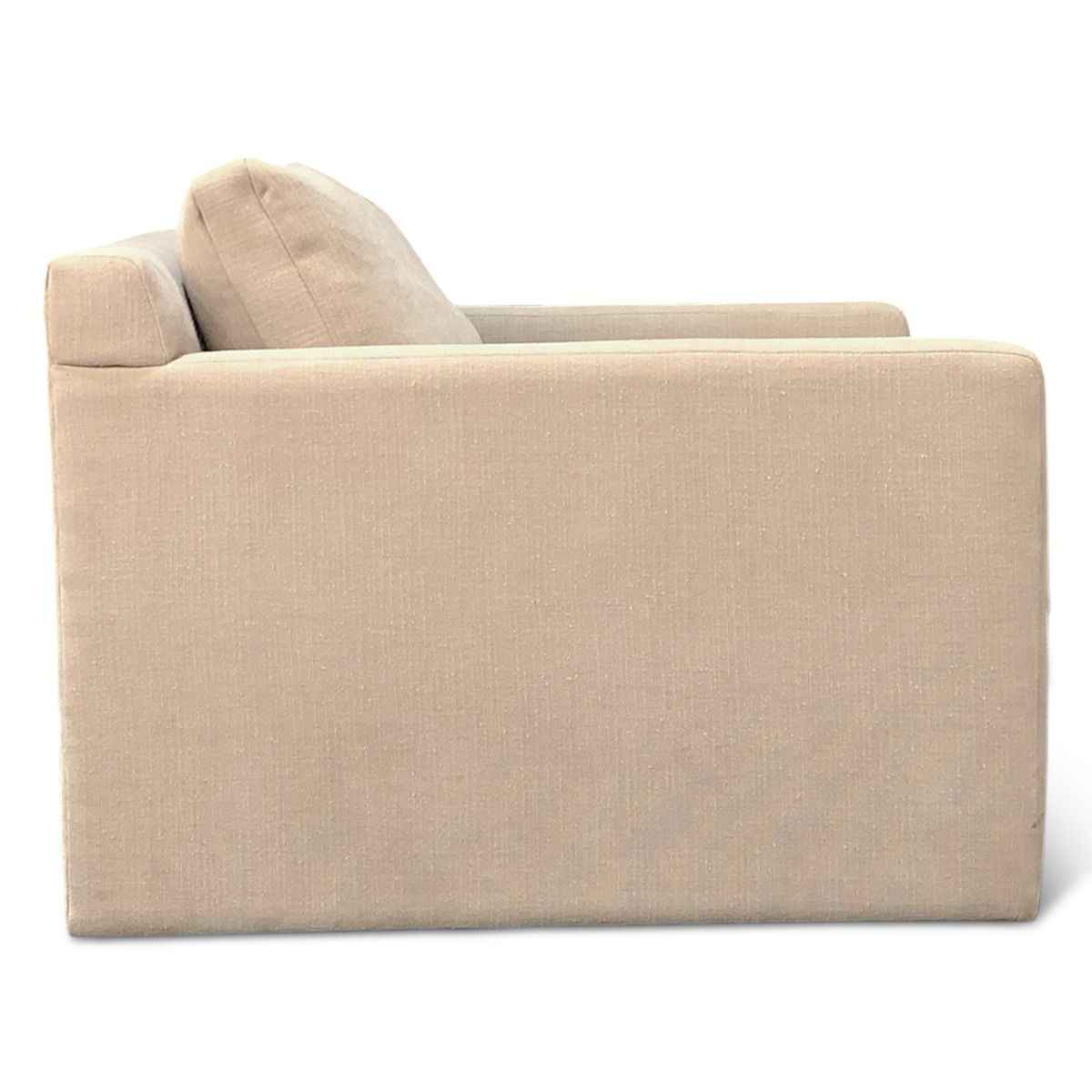 Maison Gianna Accent Chair in Oat Chenille Fabric - Image 3