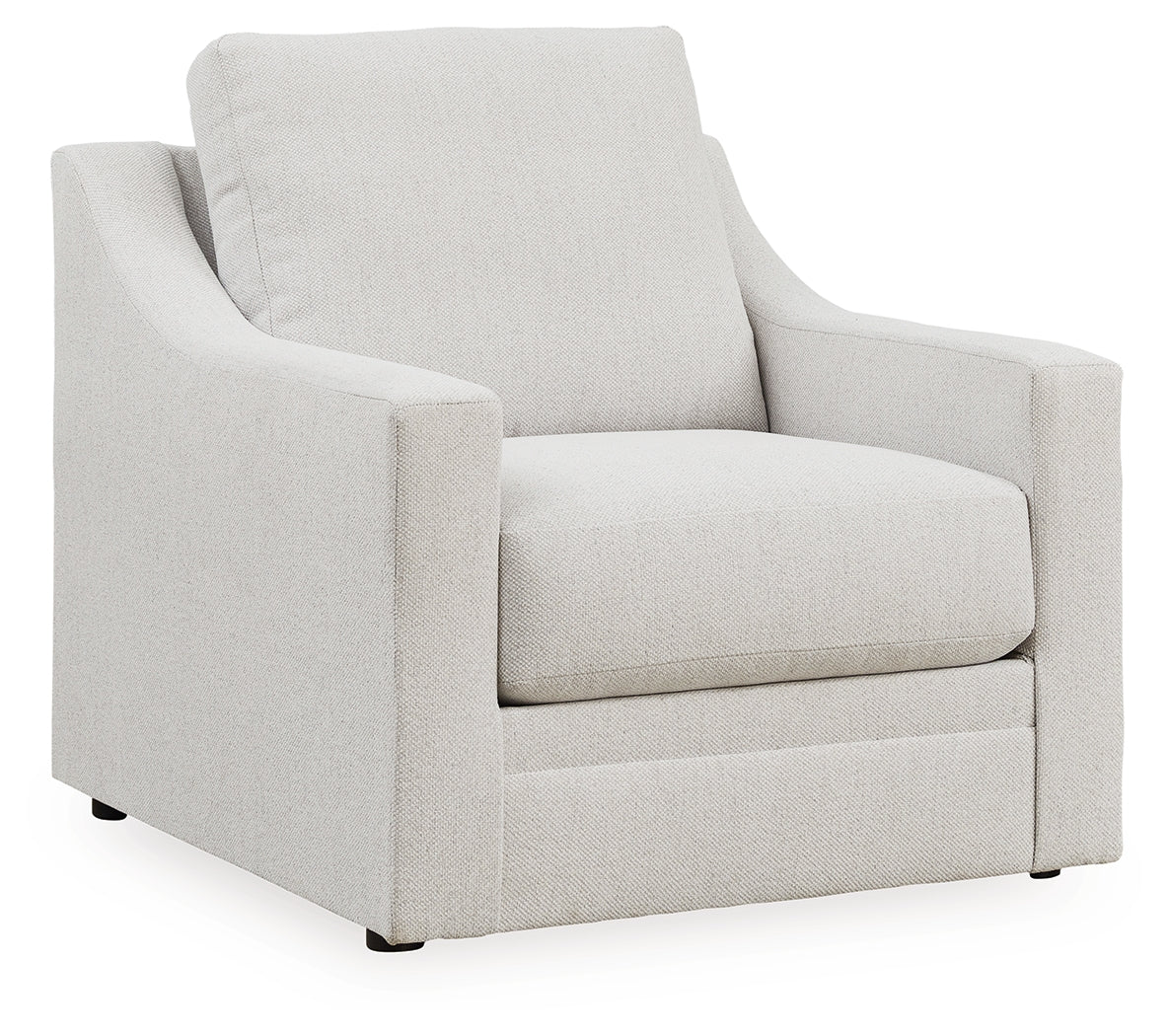 Maitelynn Chalk Chair and Ottoman - Image 8