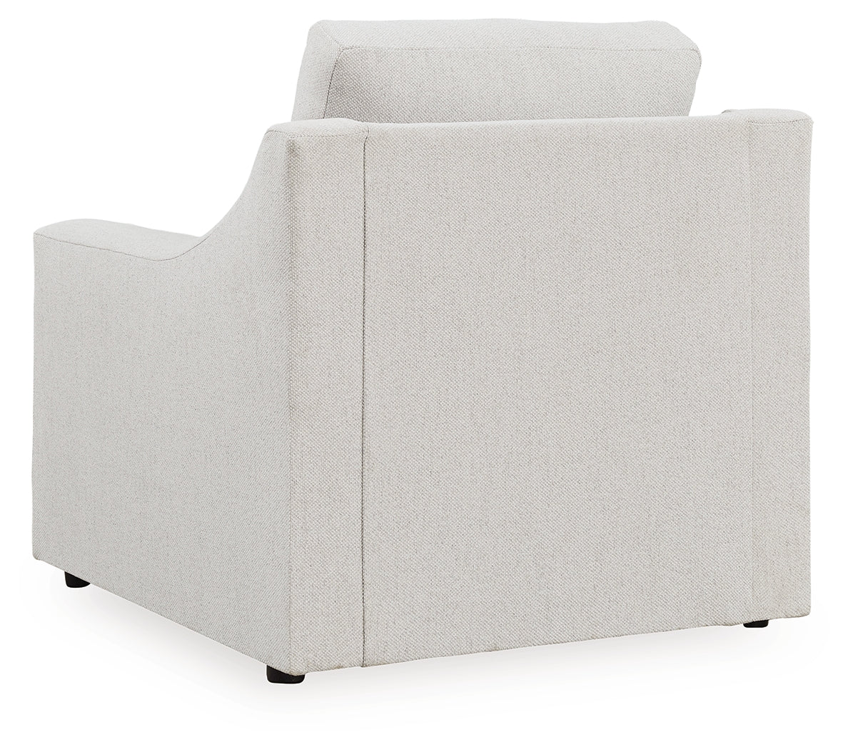 Maitelynn Chalk Chair and Ottoman - Image 9