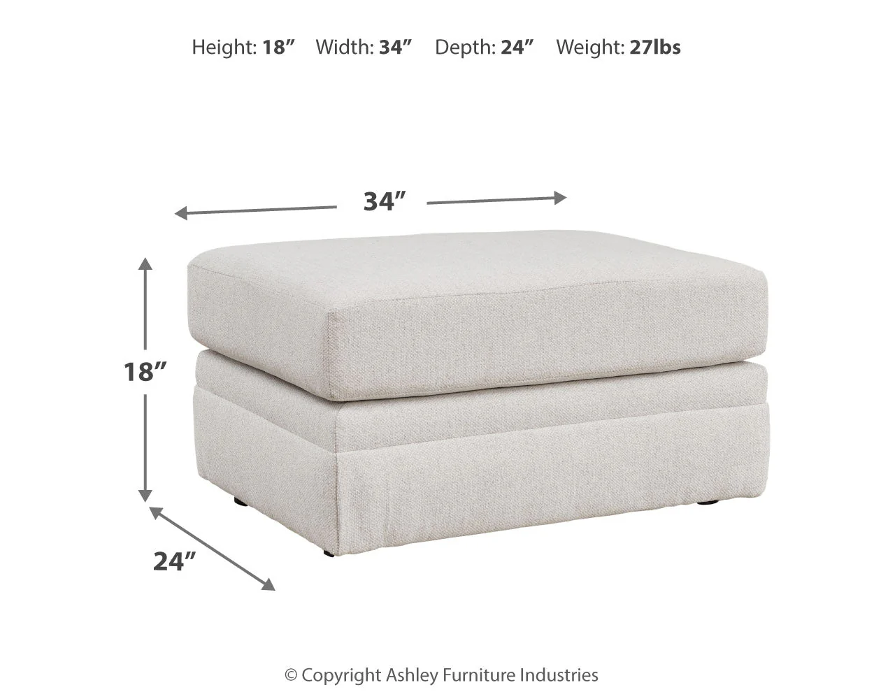 Maitelynn Chalk Sofa, Loveseat, Chair and Ottoman - Image 19
