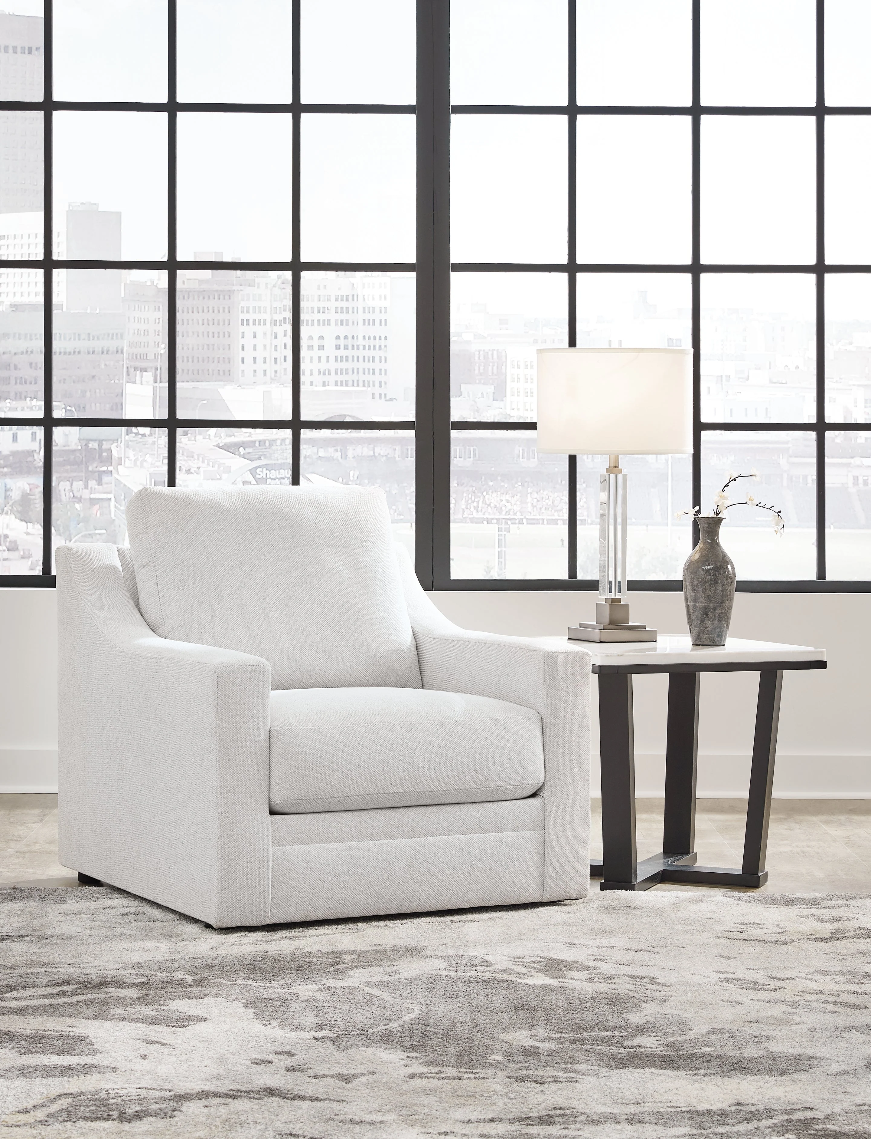 Maitelynn Chalk Sofa, Loveseat, Chair and Ottoman - Image 26