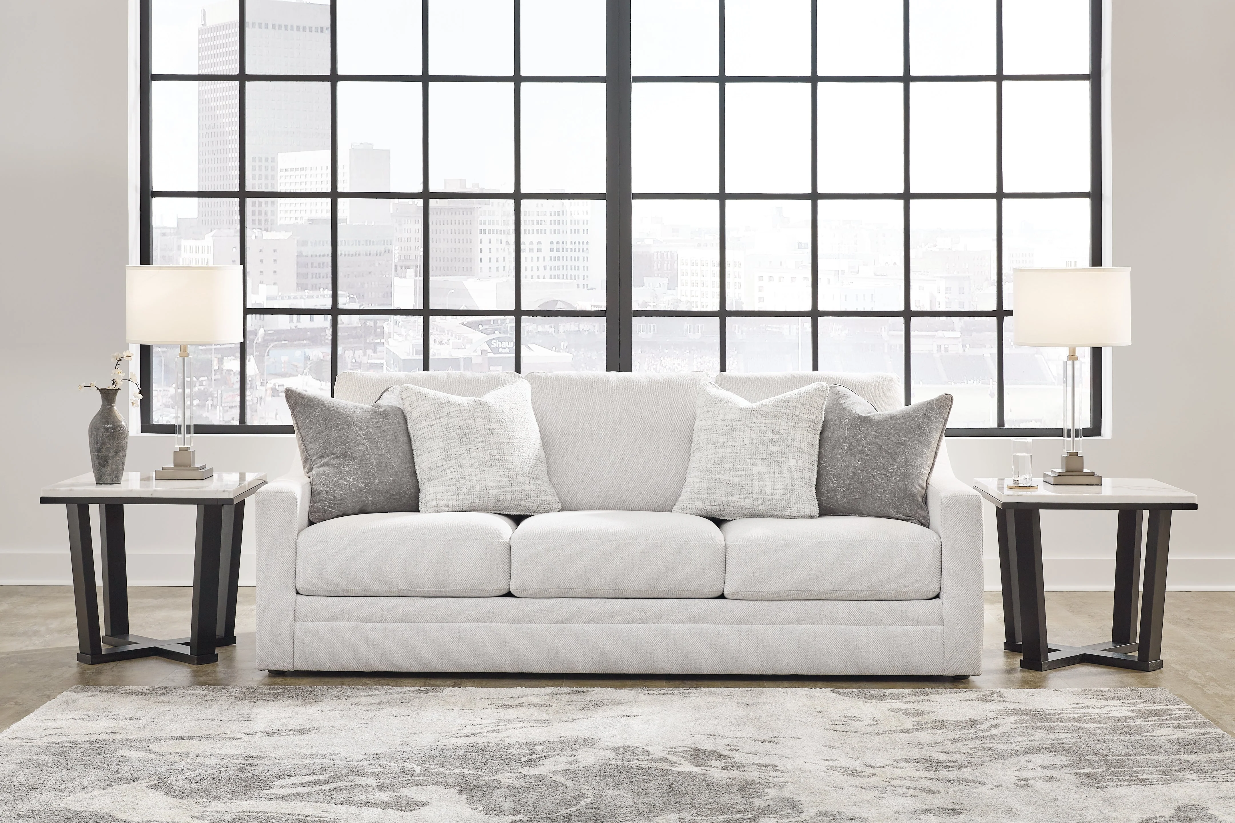 Maitelynn Chalk Sofa, Loveseat, Chair and Ottoman - Image 28