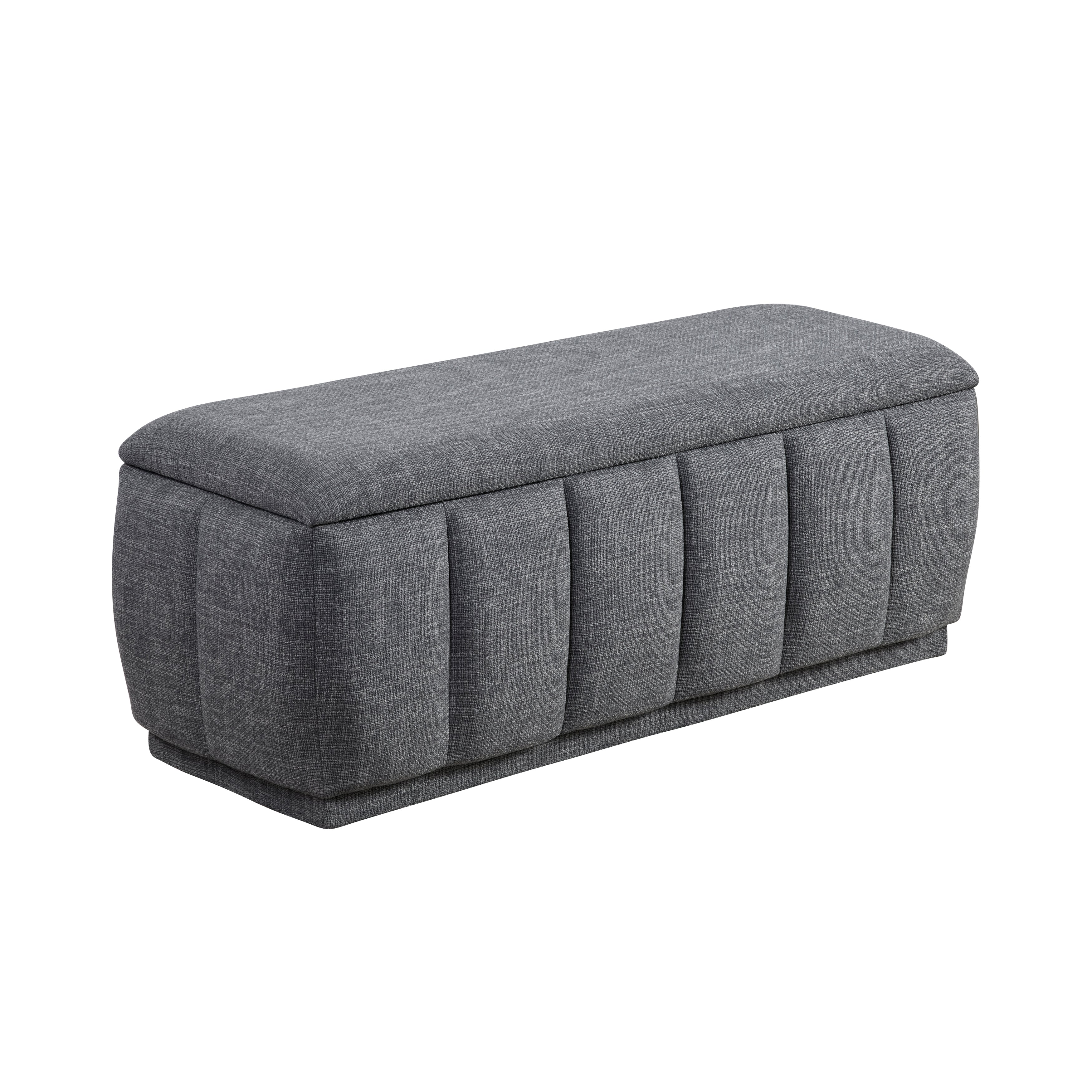 Maize Gray Storage Bench - Image 2