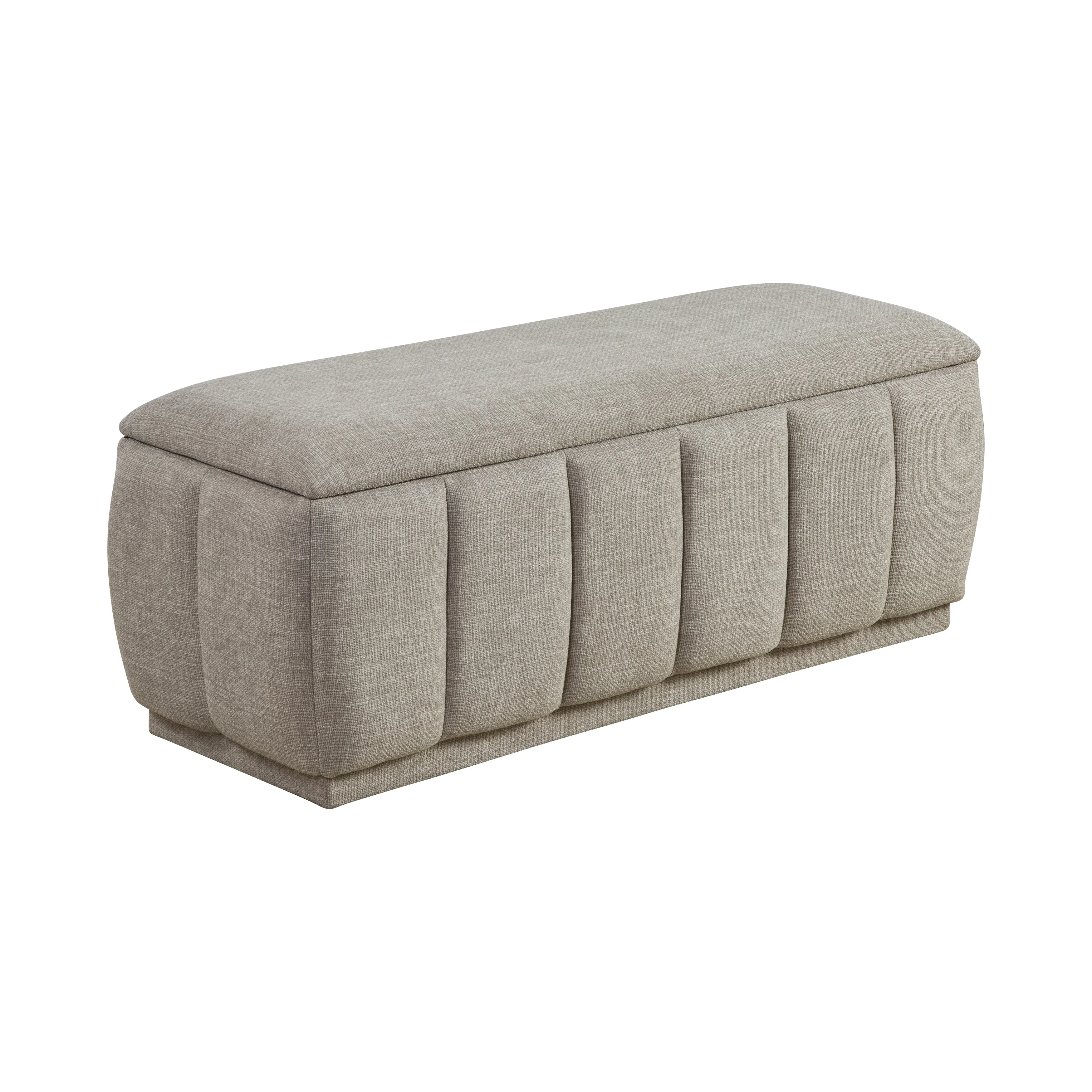 Maize Taupe Storage Bench - Image 2